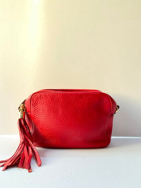 Gucci Red Soho Crossbody Bag-handbag-Gucci-The Closet Egypt