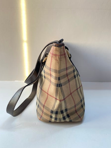 Burberry Bicolor Haymarket Regent Shoulder Bag-handbag-Burberry-The Closet Egypt