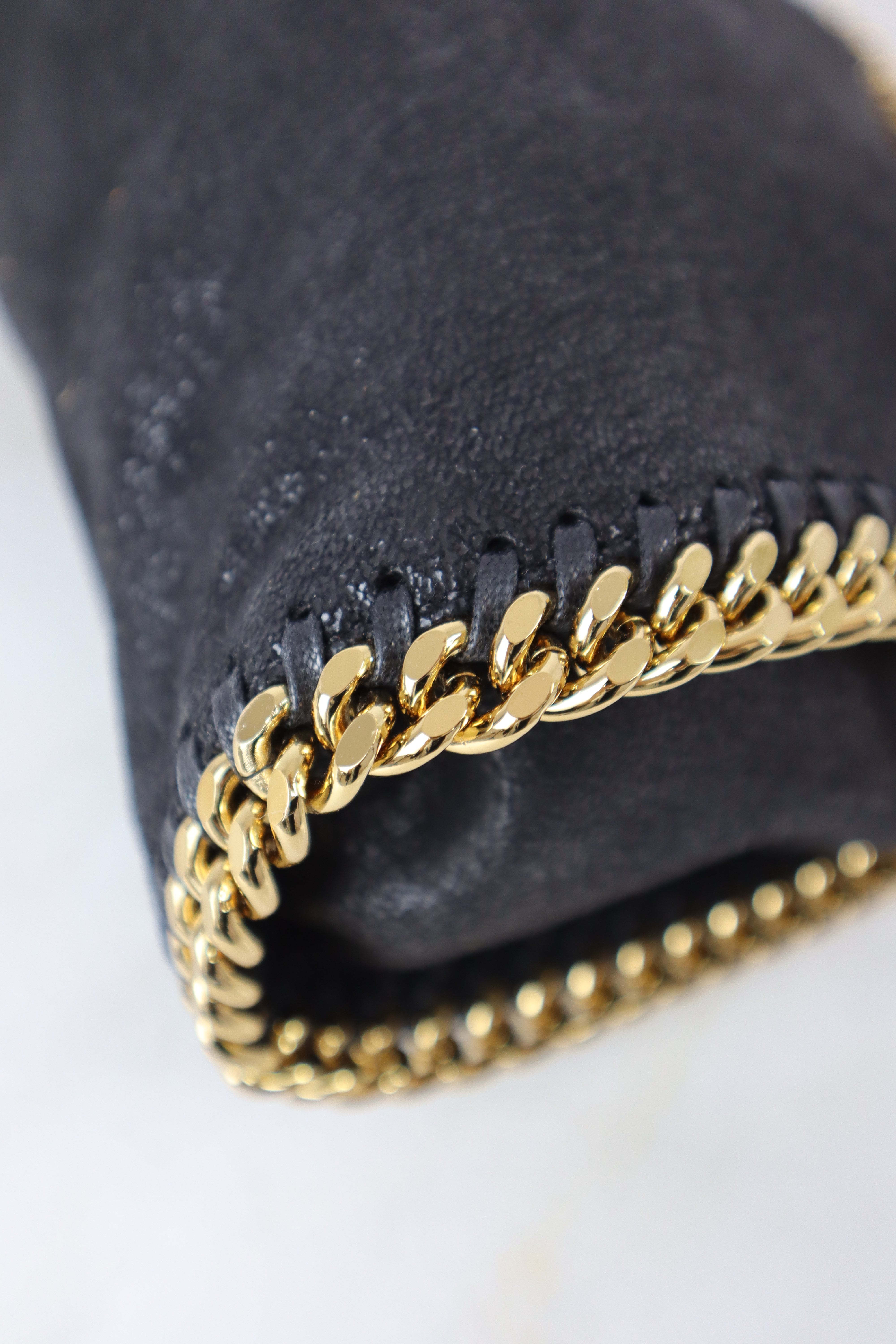 Stella Mccartney Black New Mini Falabella Tote Bag-handbag-Stella Mccartney-The Closet Egypt