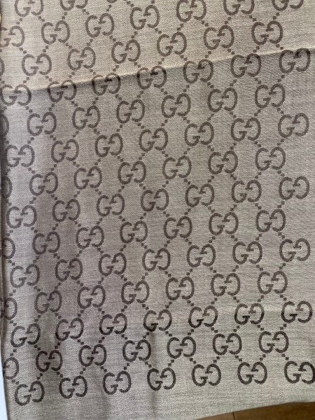 Gucci Brown GG Scarf-Scarf-Gucci-The Closet Egypt