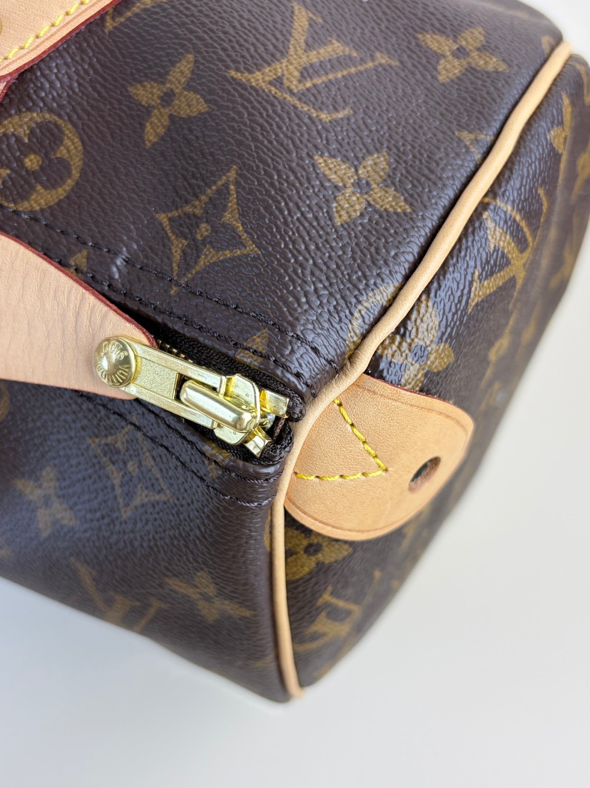 Louis Vuitton speedy 30 monogram canvas tote bag