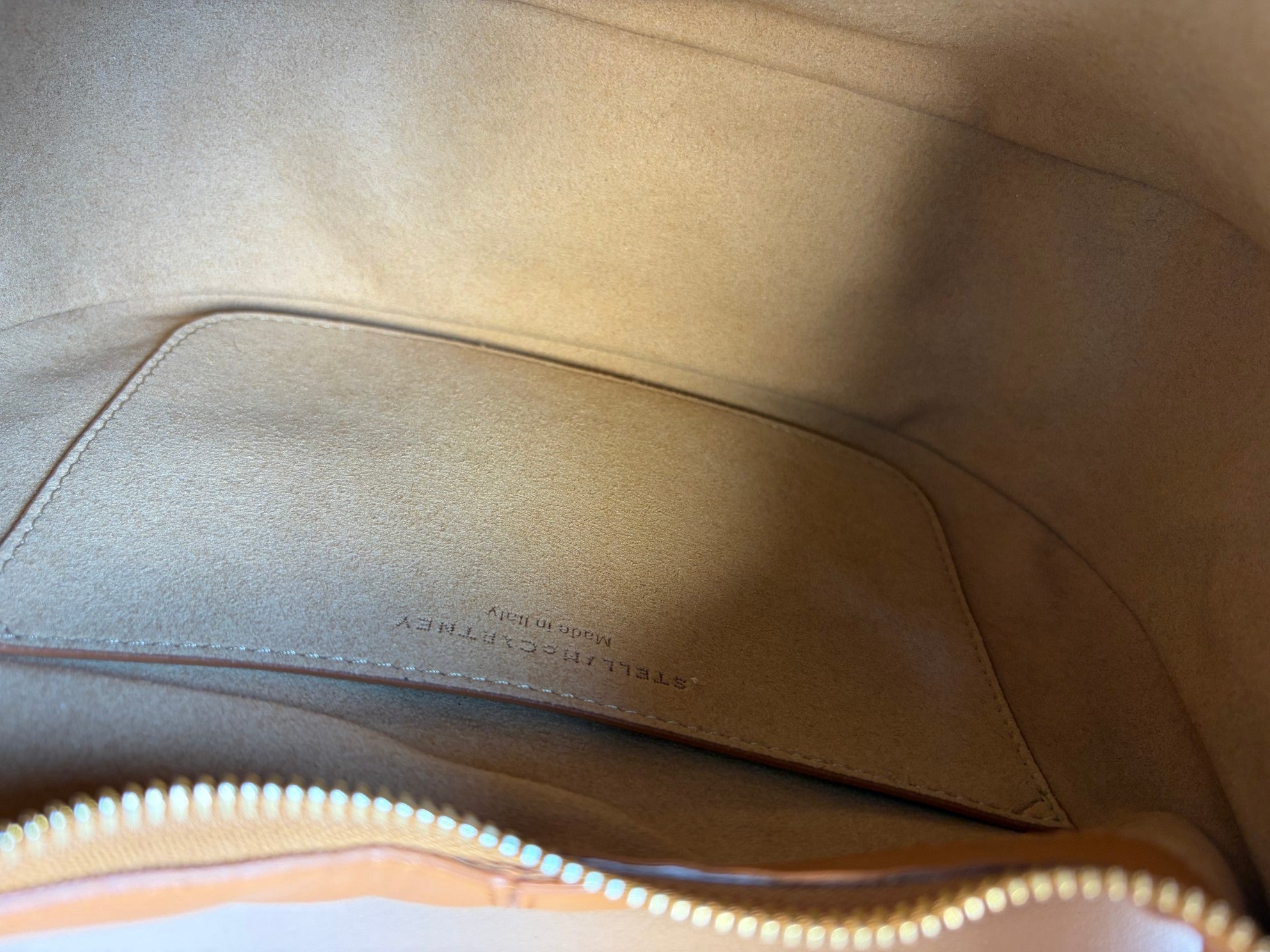 Stella McCartney camel frame zipped Hobo Bag