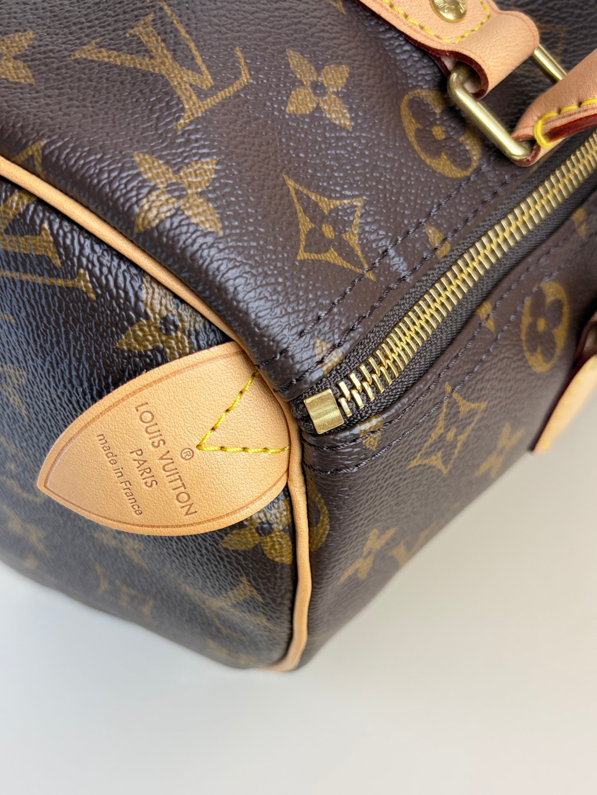 Louis Vuitton speedy 30 monogram canvas tote bag