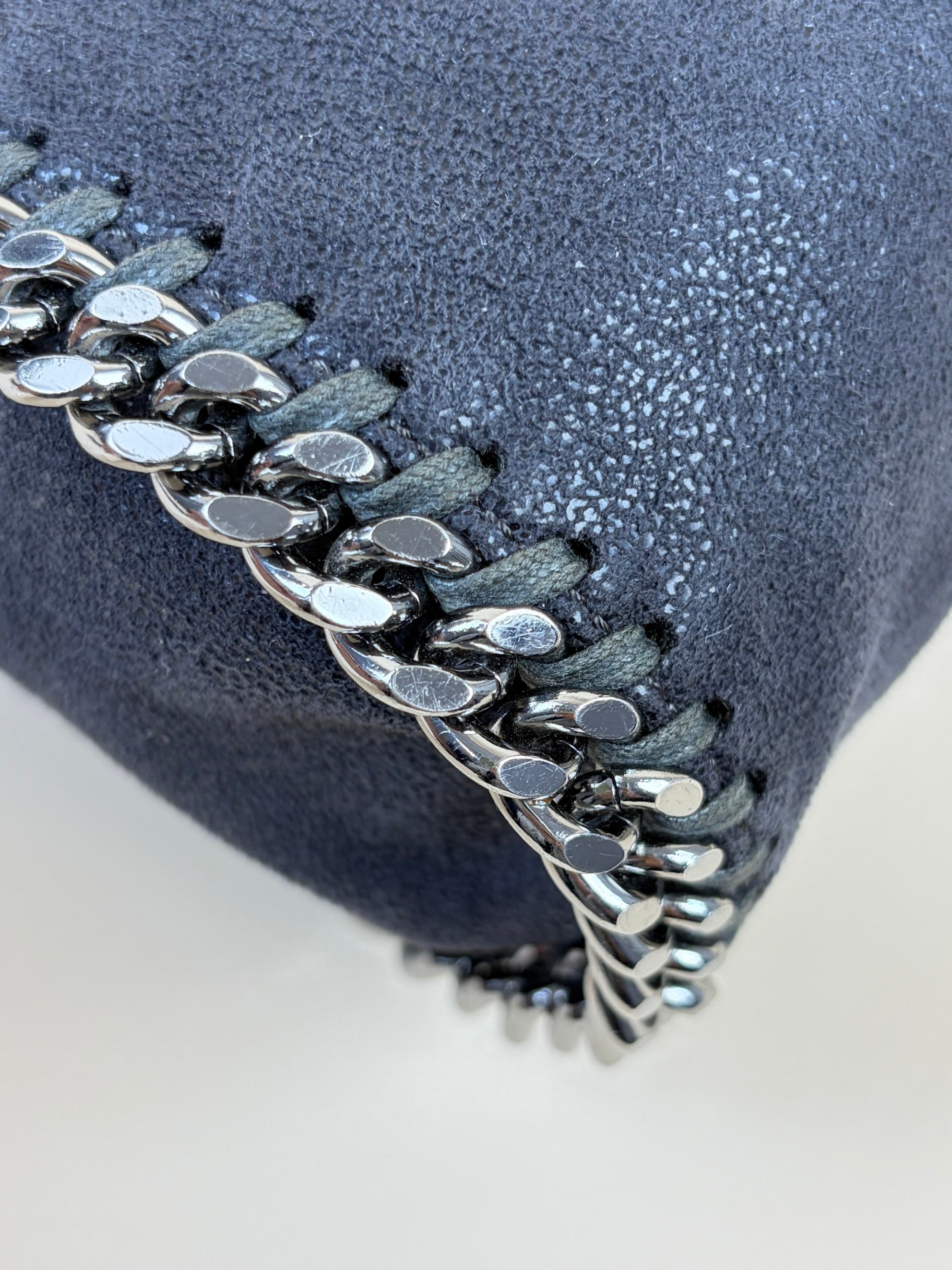 Stella Mccartney Grey Mini Falabella Crossbody Bag