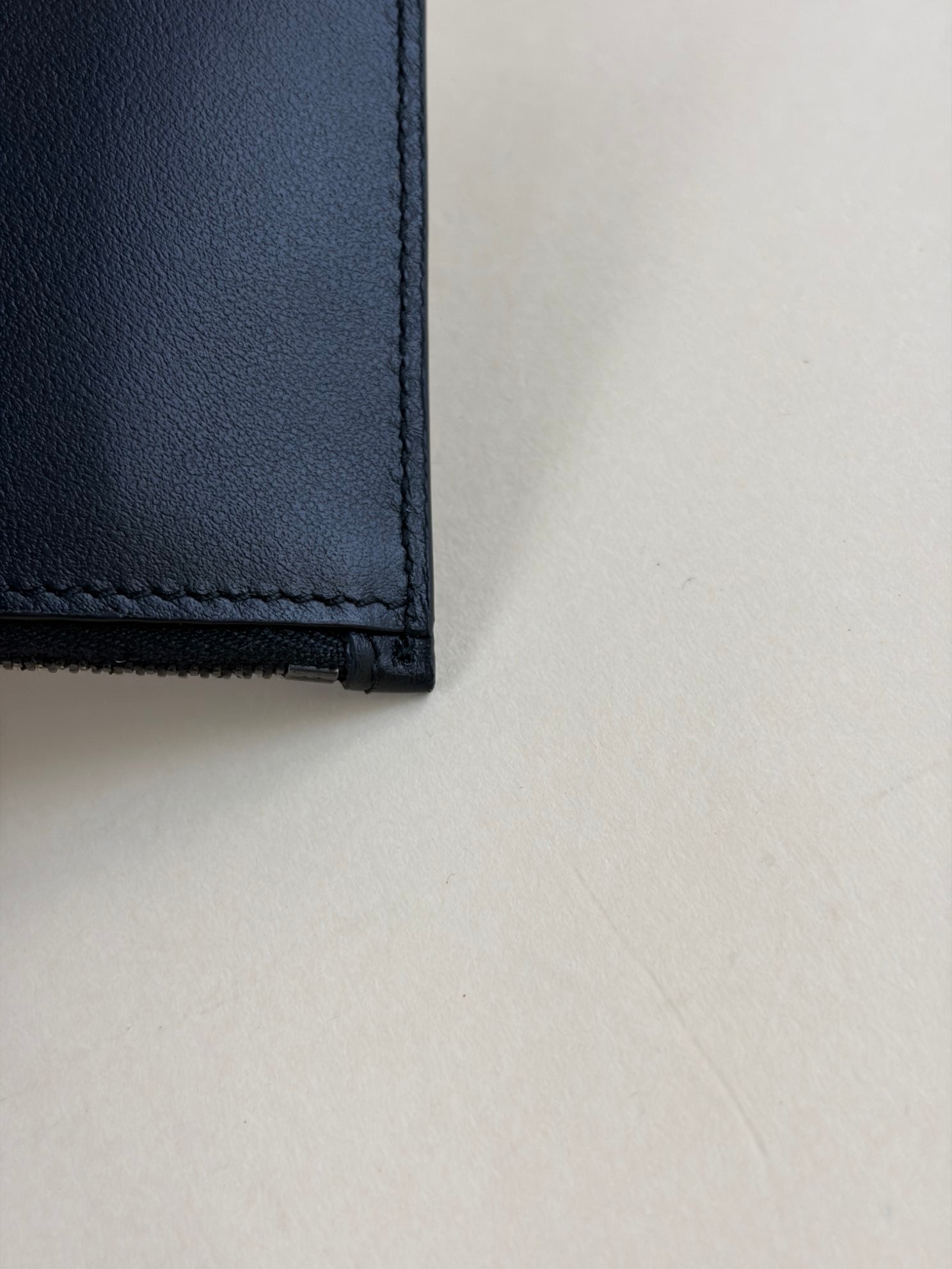 Dolce & Gabbana Black Zip Card Holder