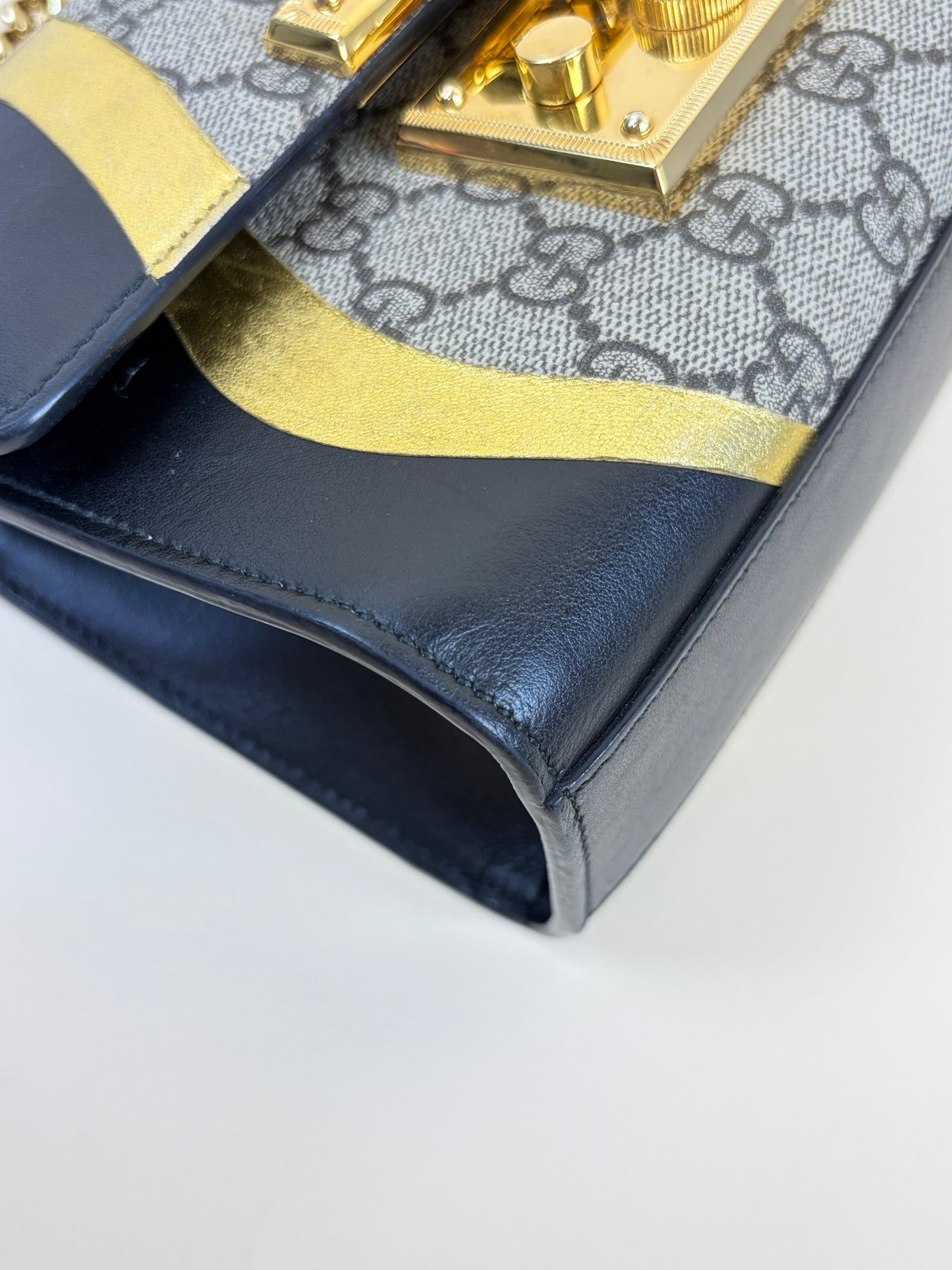 Gucci Tricolor GG Supreme Monogram Small Shoulder Bag