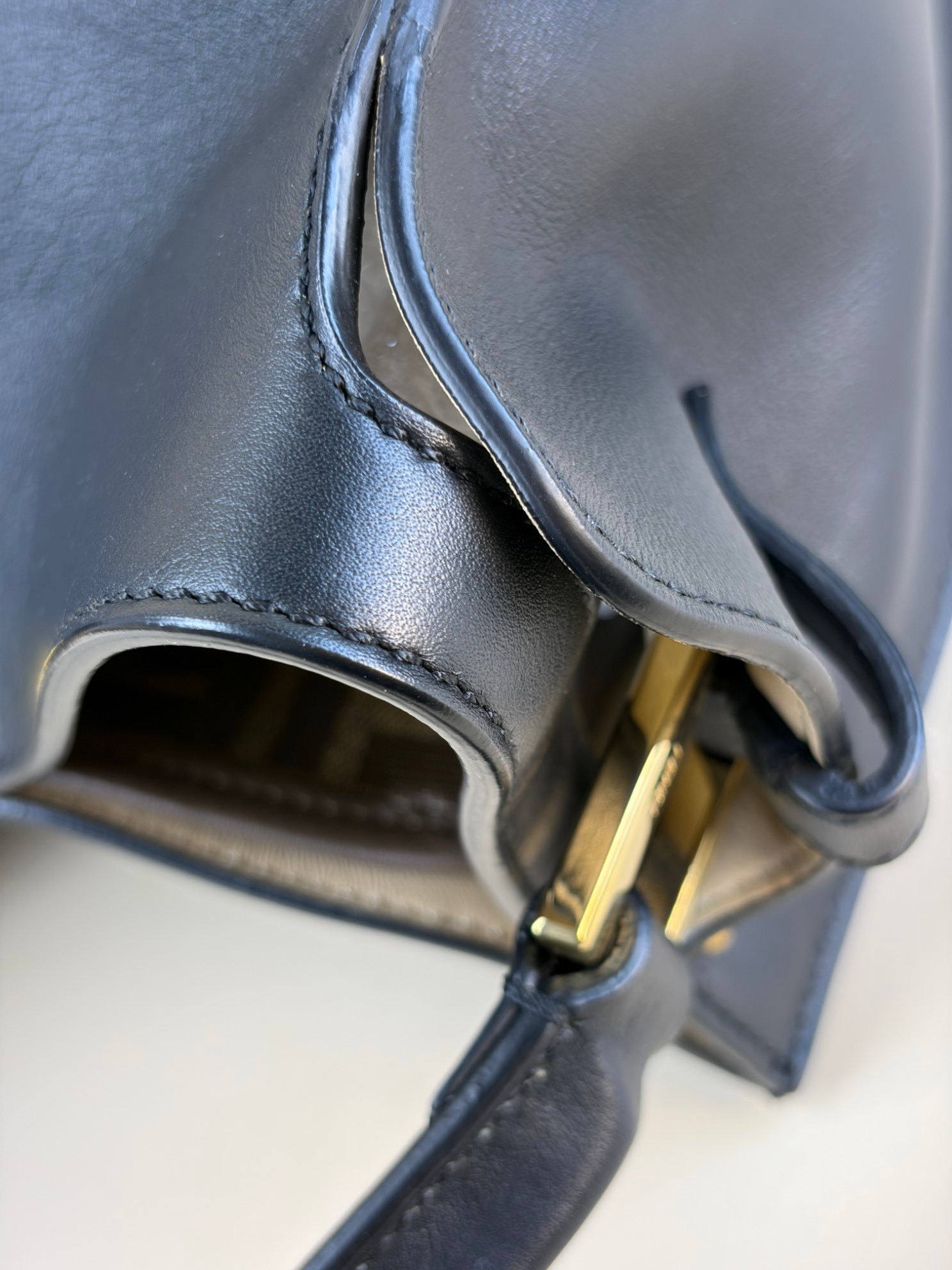 Fendi black Peekaboo X-Lite Medium Bag