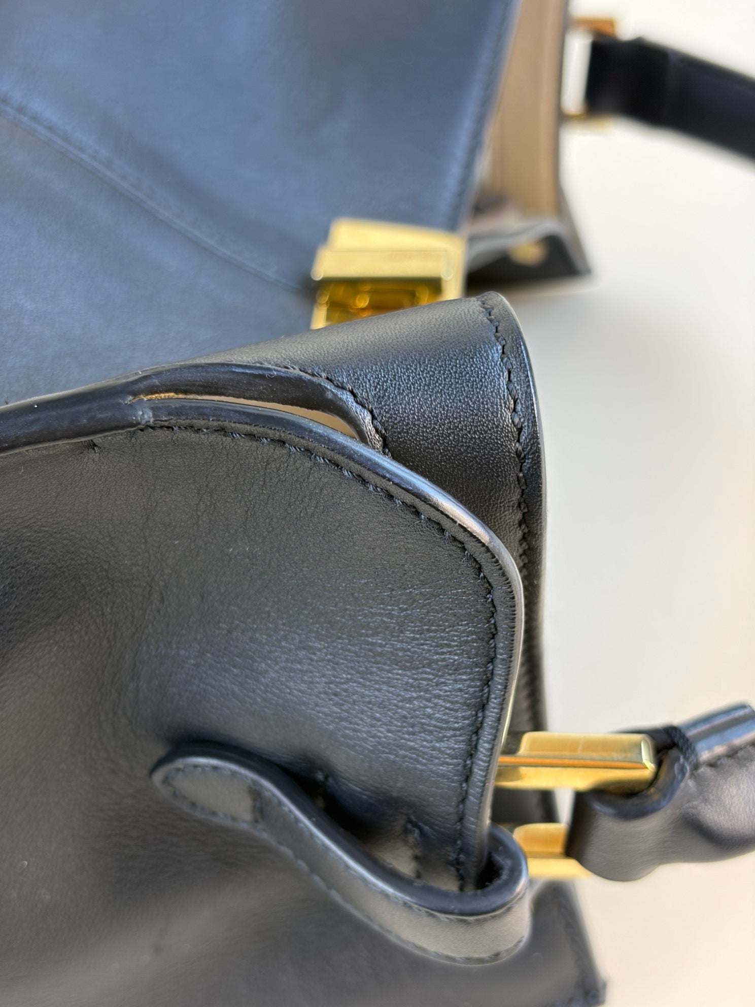 Fendi black Peekaboo X-Lite Medium Bag