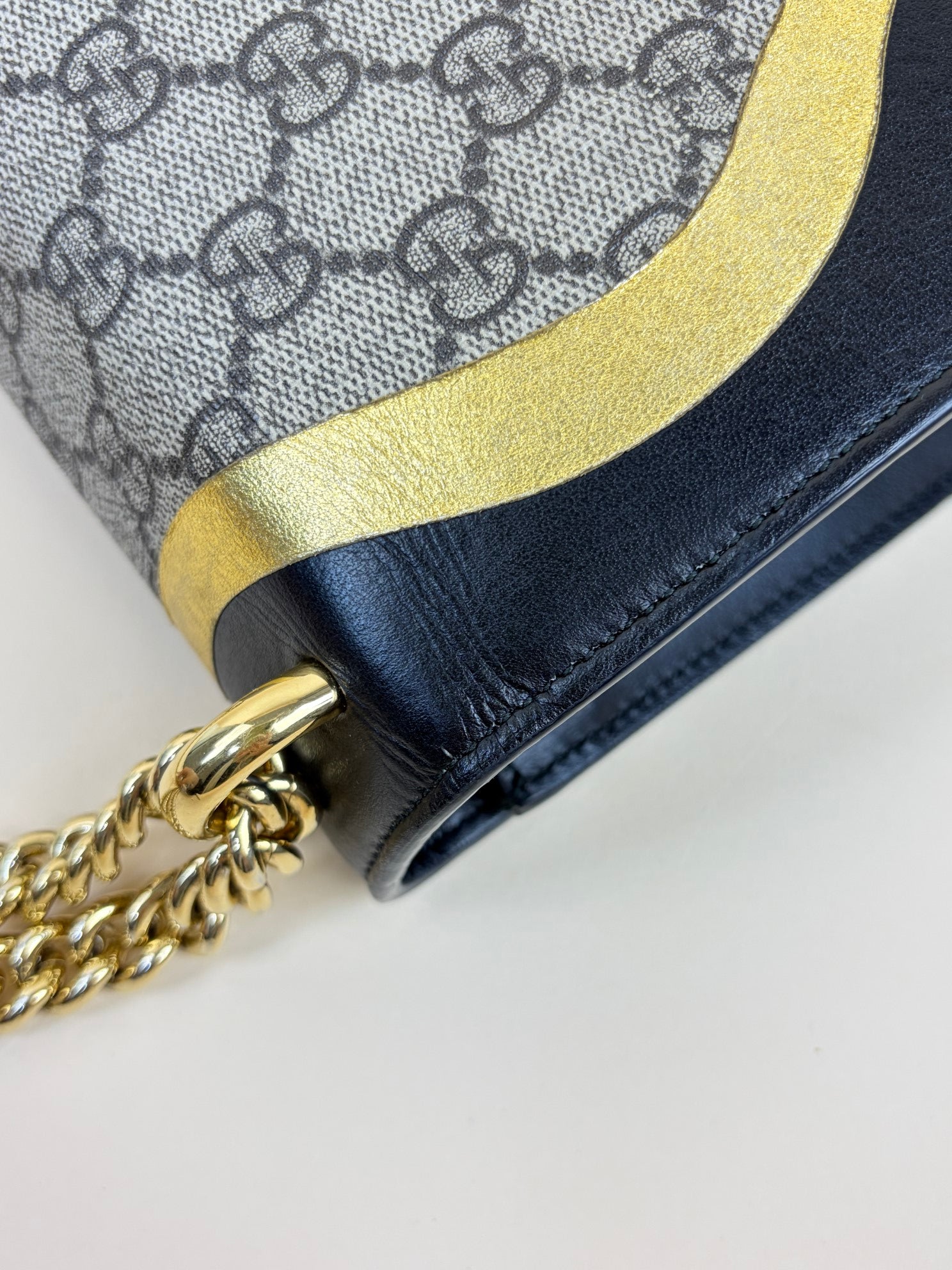 Gucci Tricolor GG Supreme Monogram Small Shoulder Bag