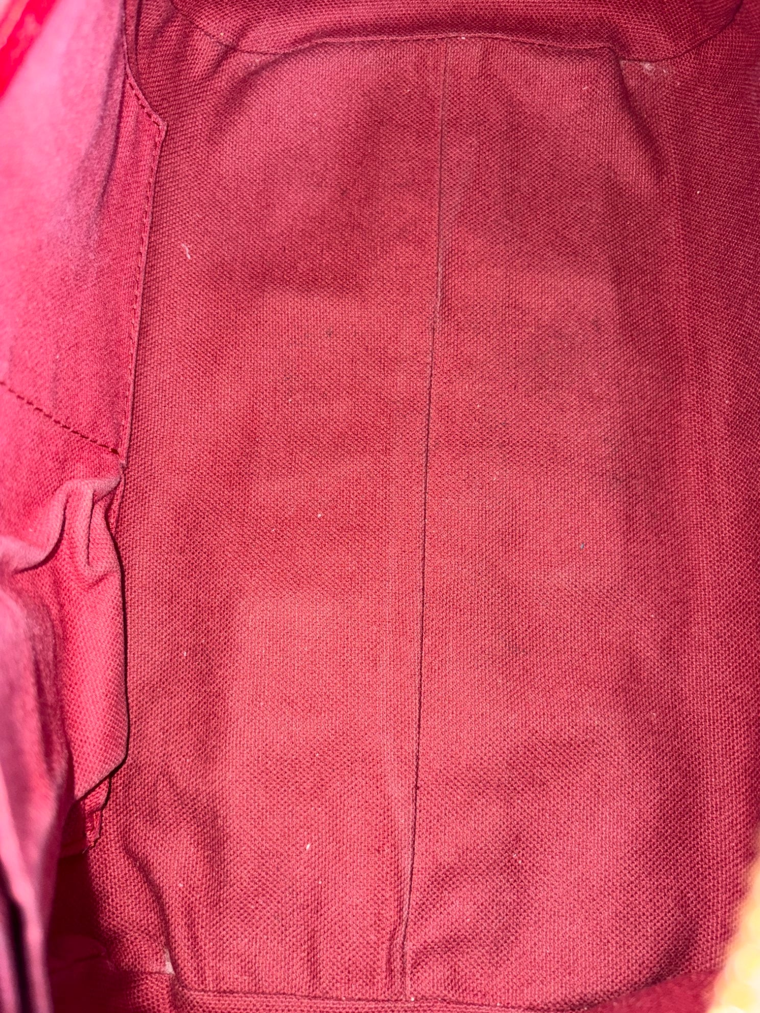 Burberry red leather small Blaze Haymarket Tote Bag
