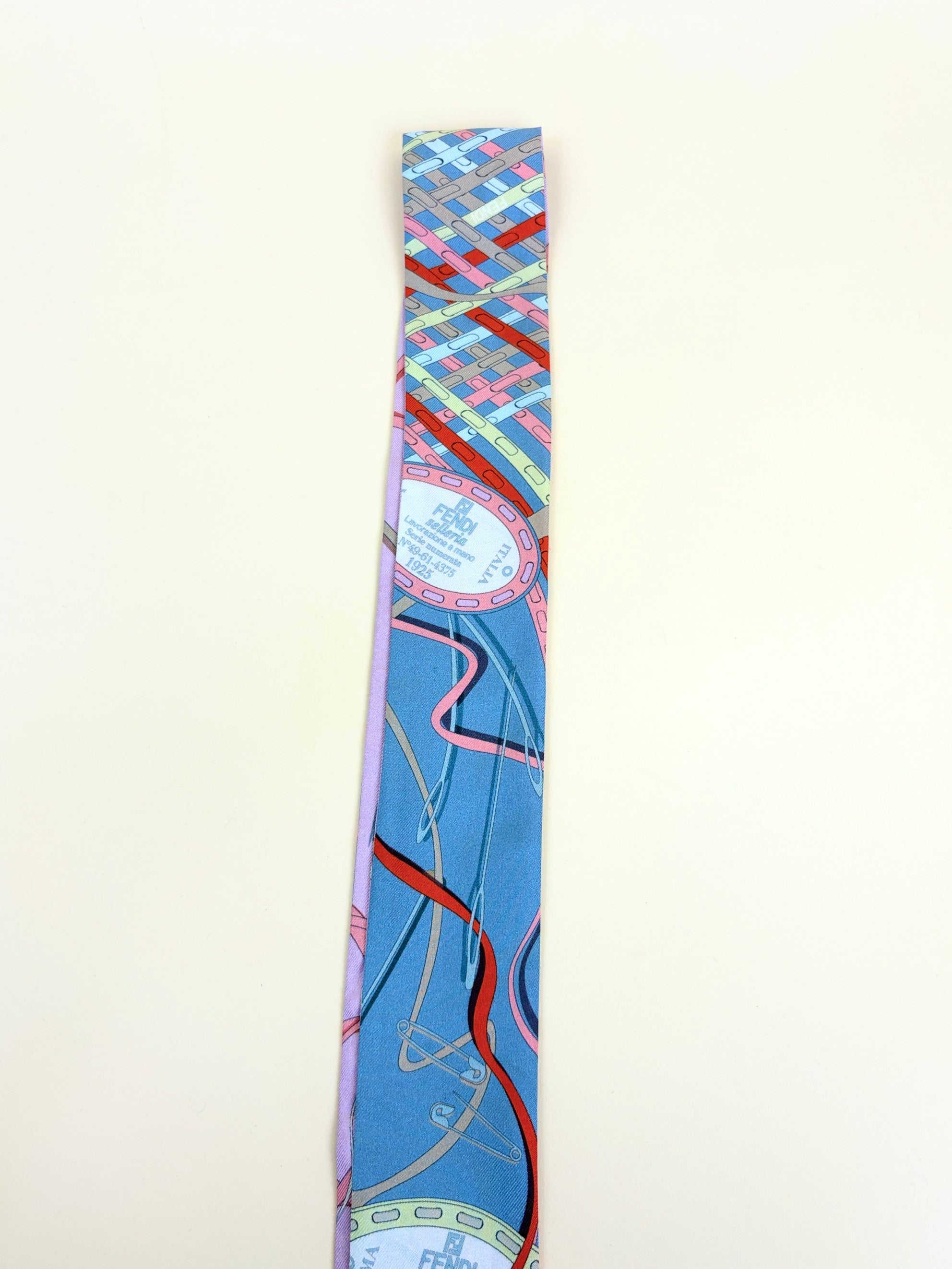 Fendi Multicolor Silk Twilly