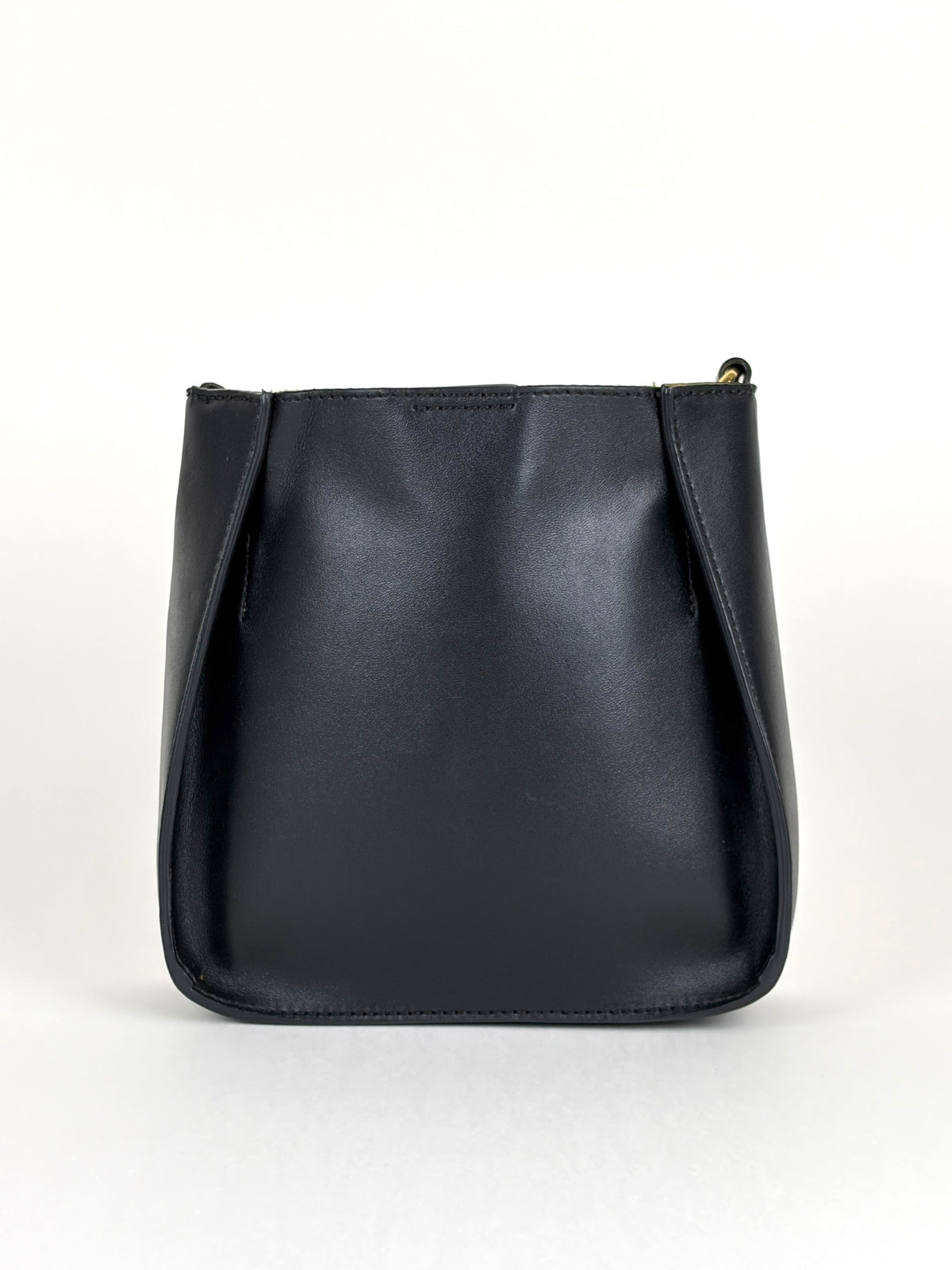Stella Mccartney black Logo Square Crossbody Tiny Bag