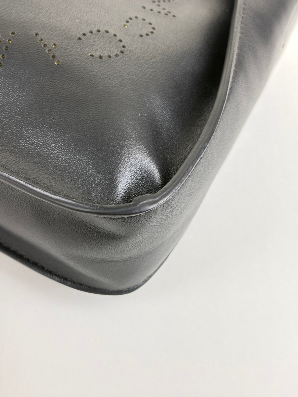 Stella Mccartney black Logo Square Crossbody Tiny Bag