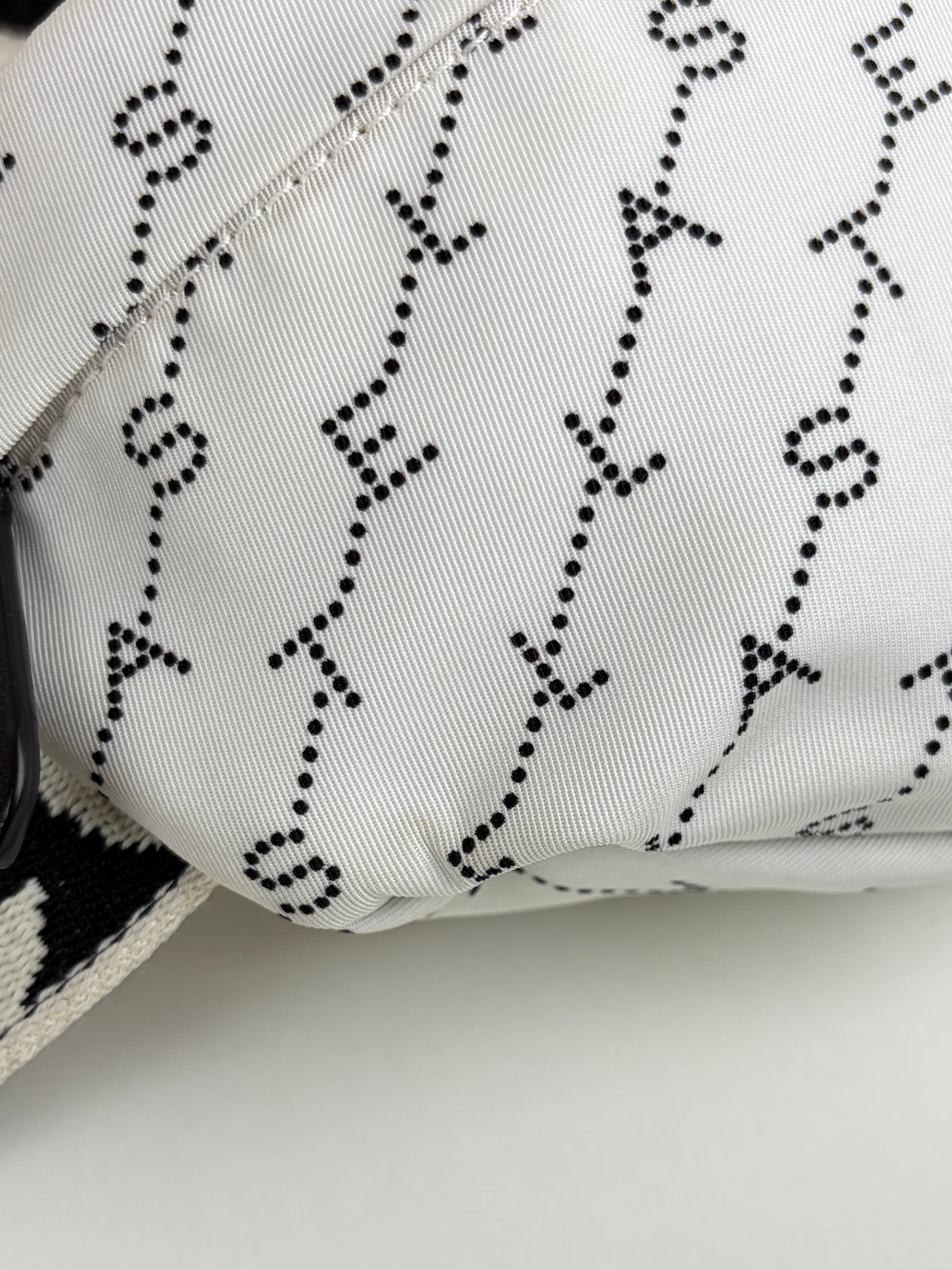 Stella McCartney white ECO nylon logo Falabella bumbag