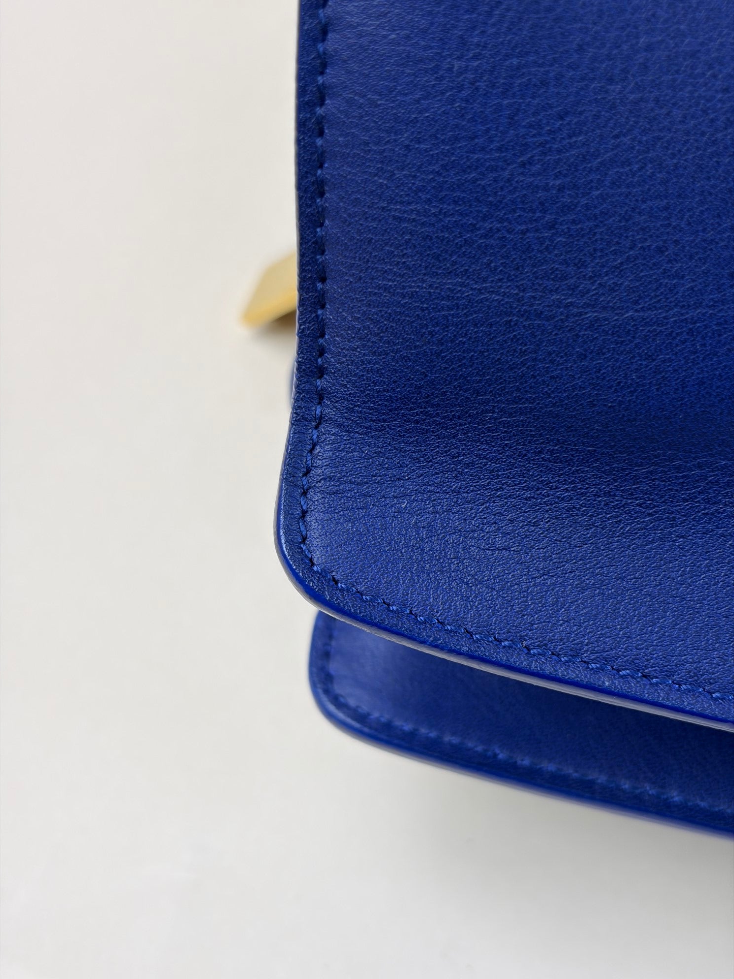 YSL blue Y Cabas meduim Tote Bag