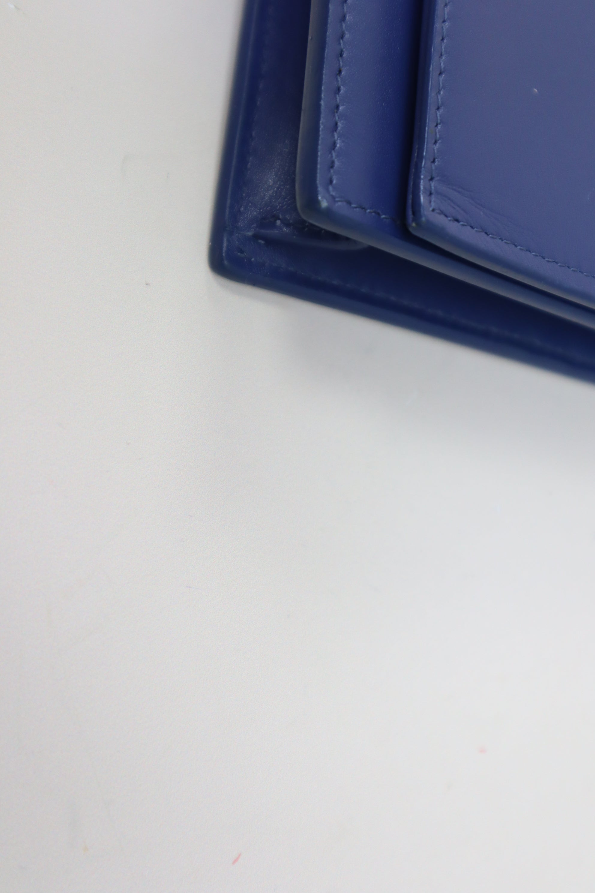 YSL Blue Kate Tassel Chain Wallet