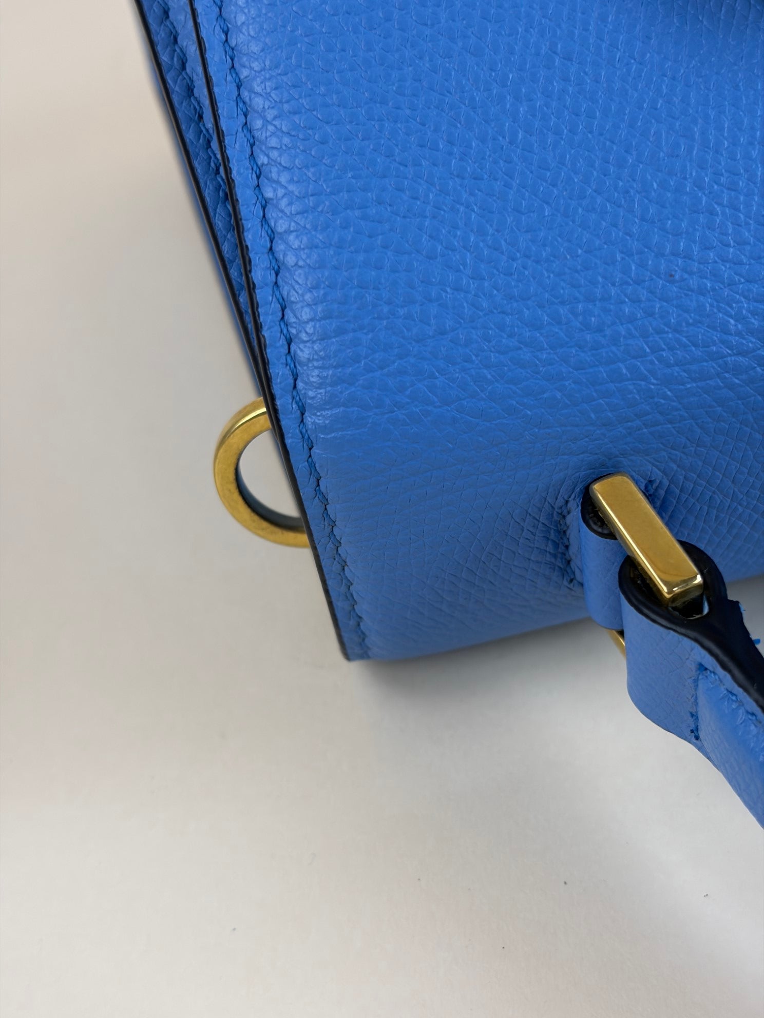 Valentino small blue vsling grainy calfskin handbag