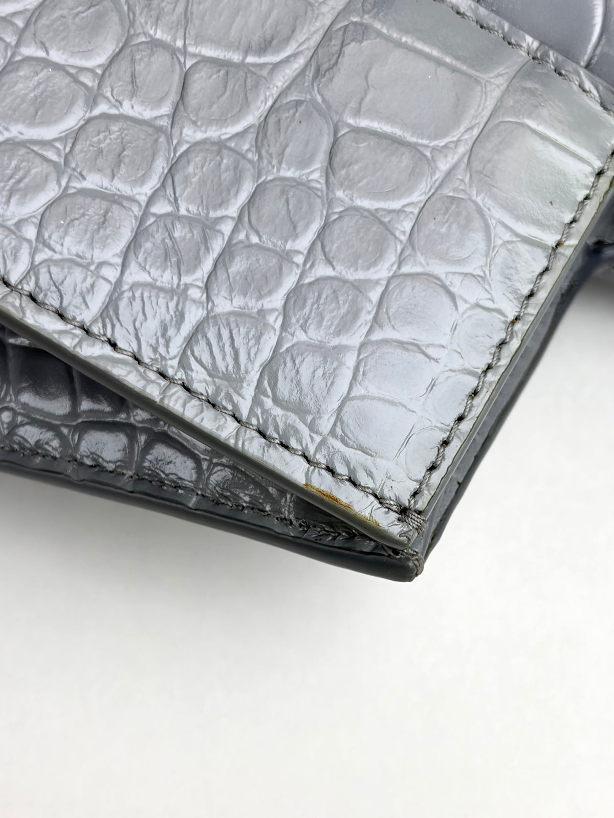 Burberry grey mini frances tote bag