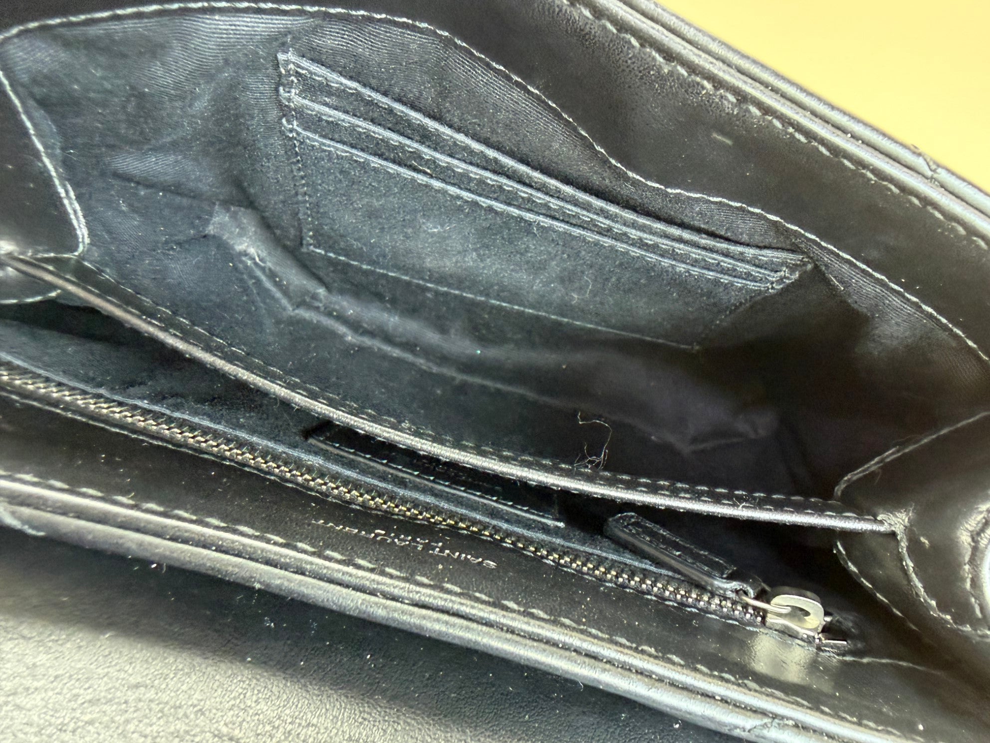 YSL Black Loulou Toy crossbody bag