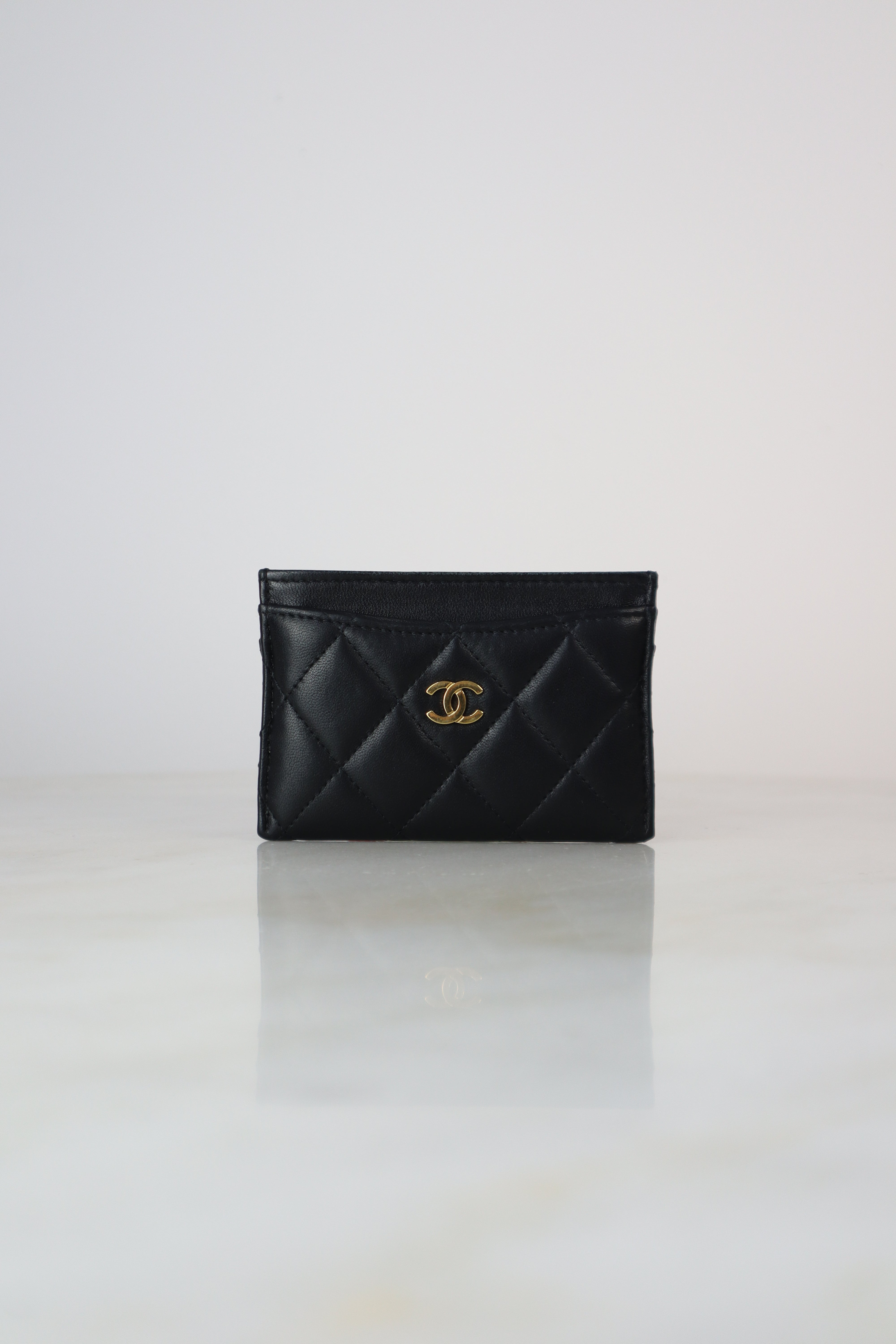 Chanel Black Card Holder