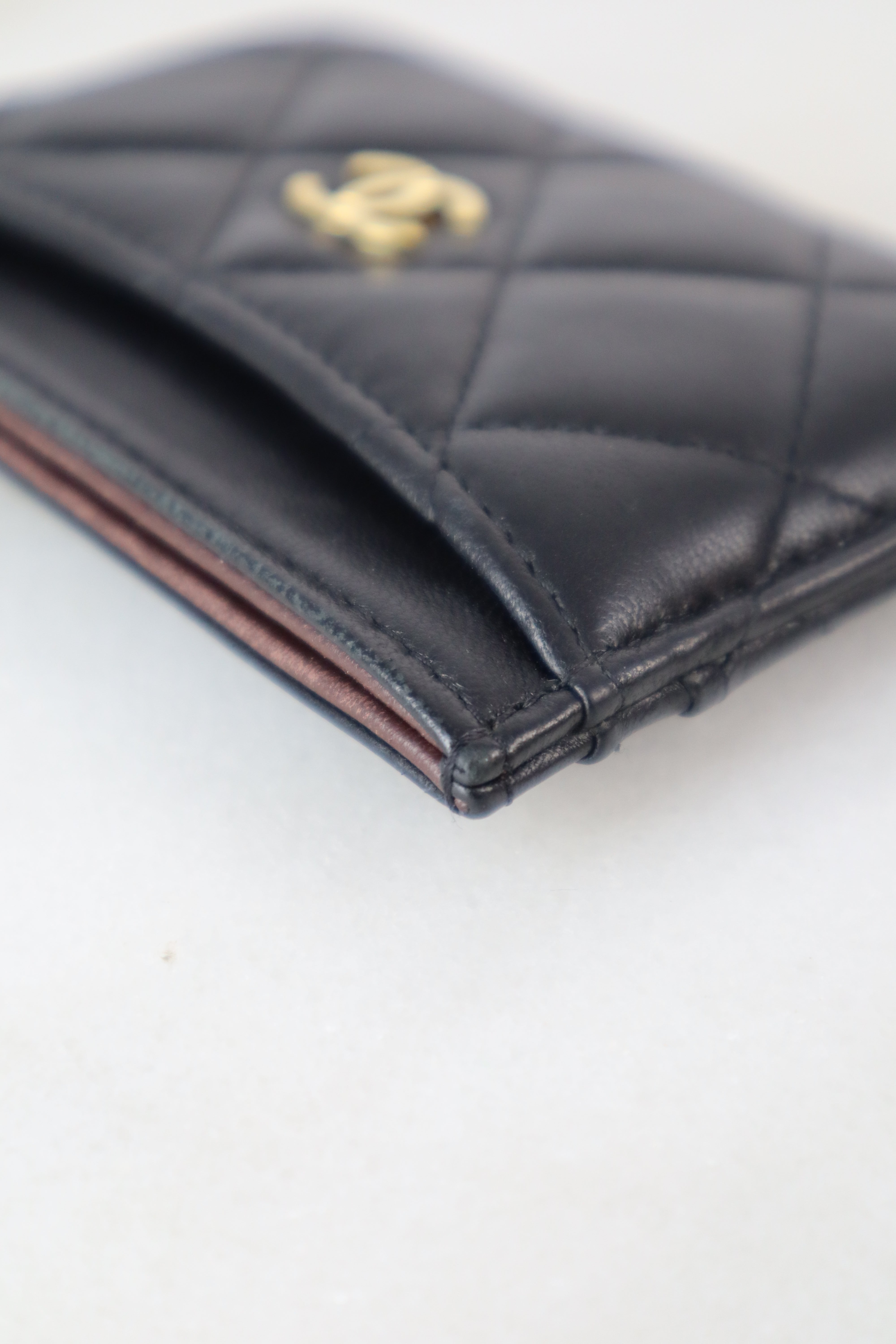 Chanel Black Card Holder