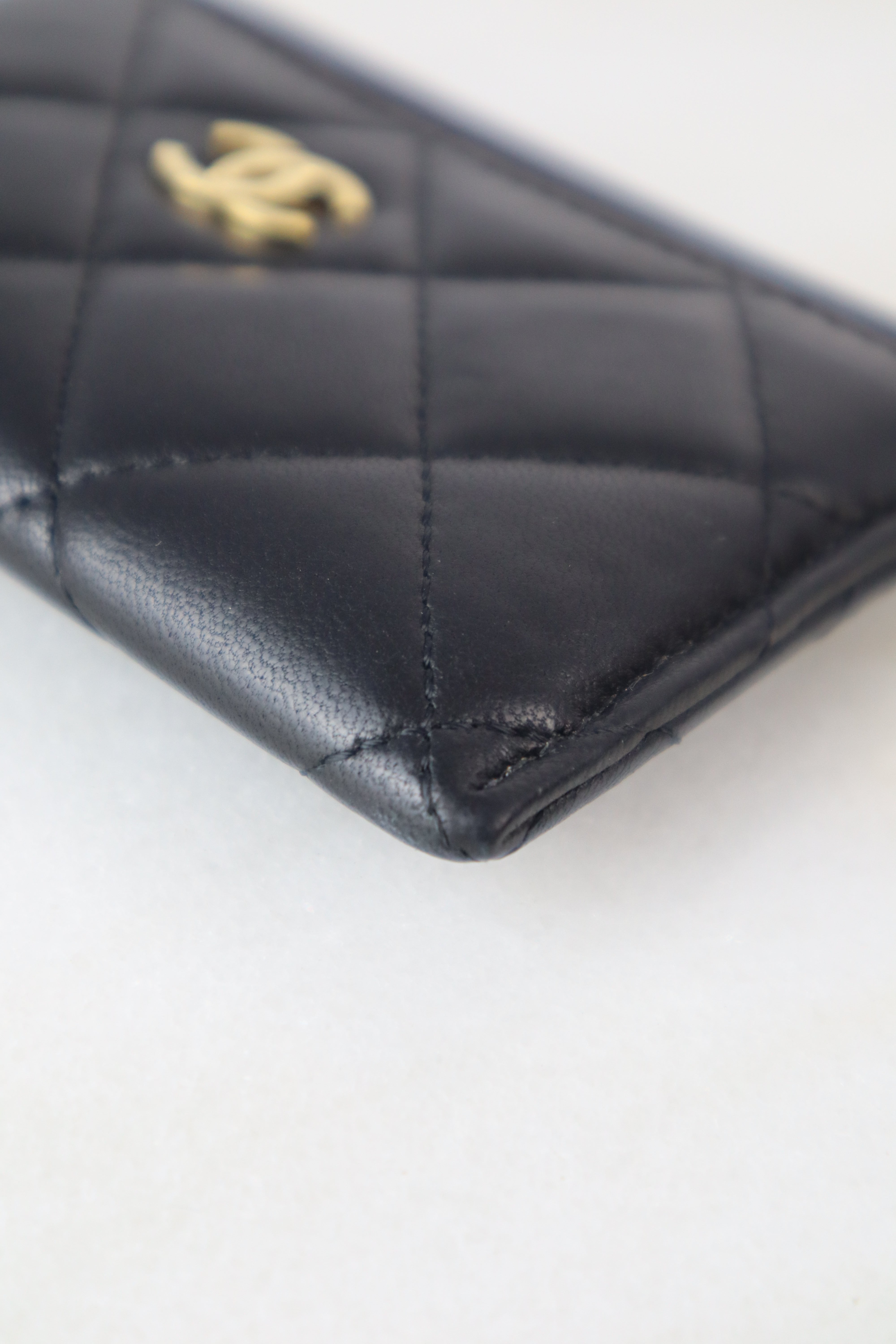 Chanel Black Card Holder