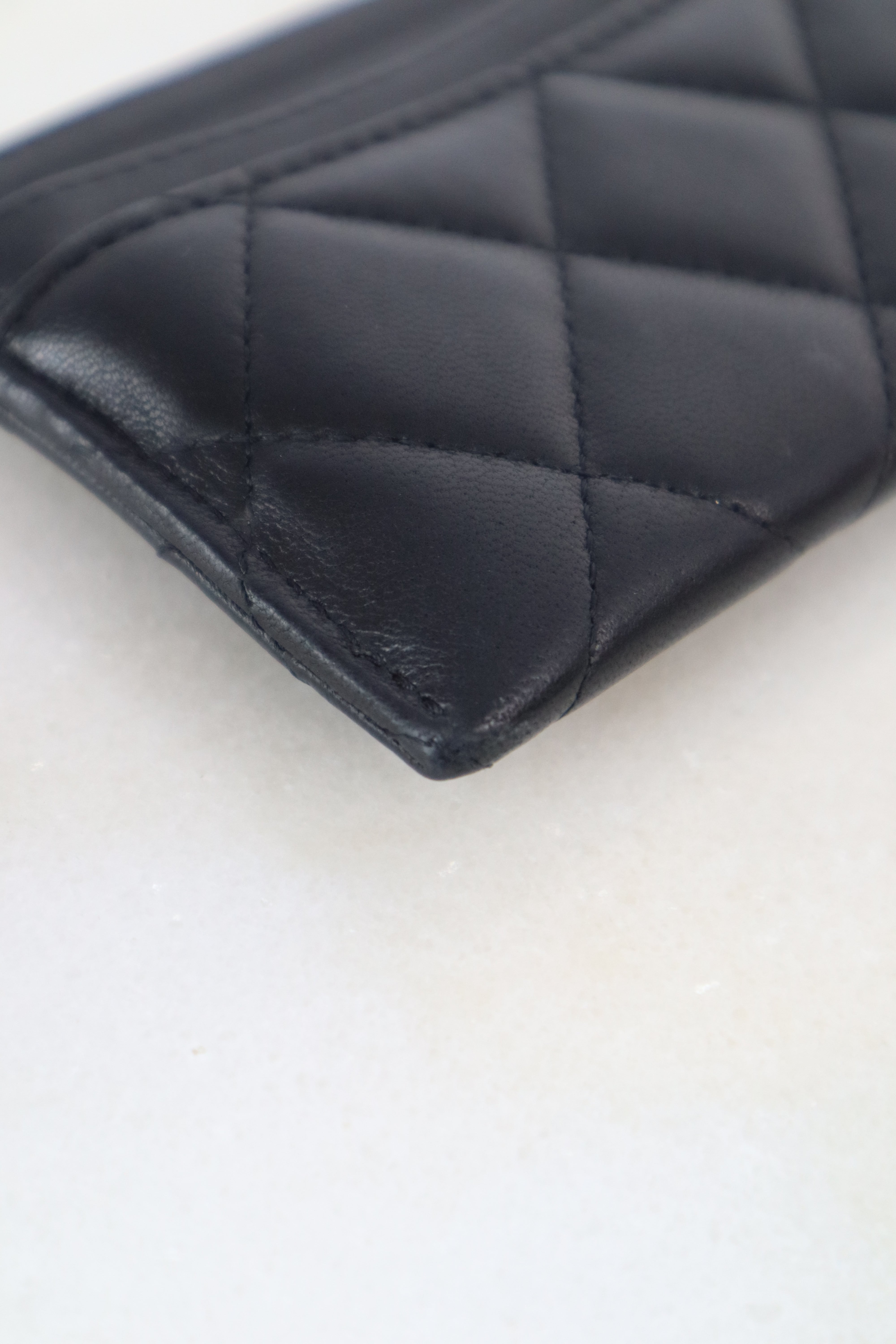 Chanel Black Card Holder