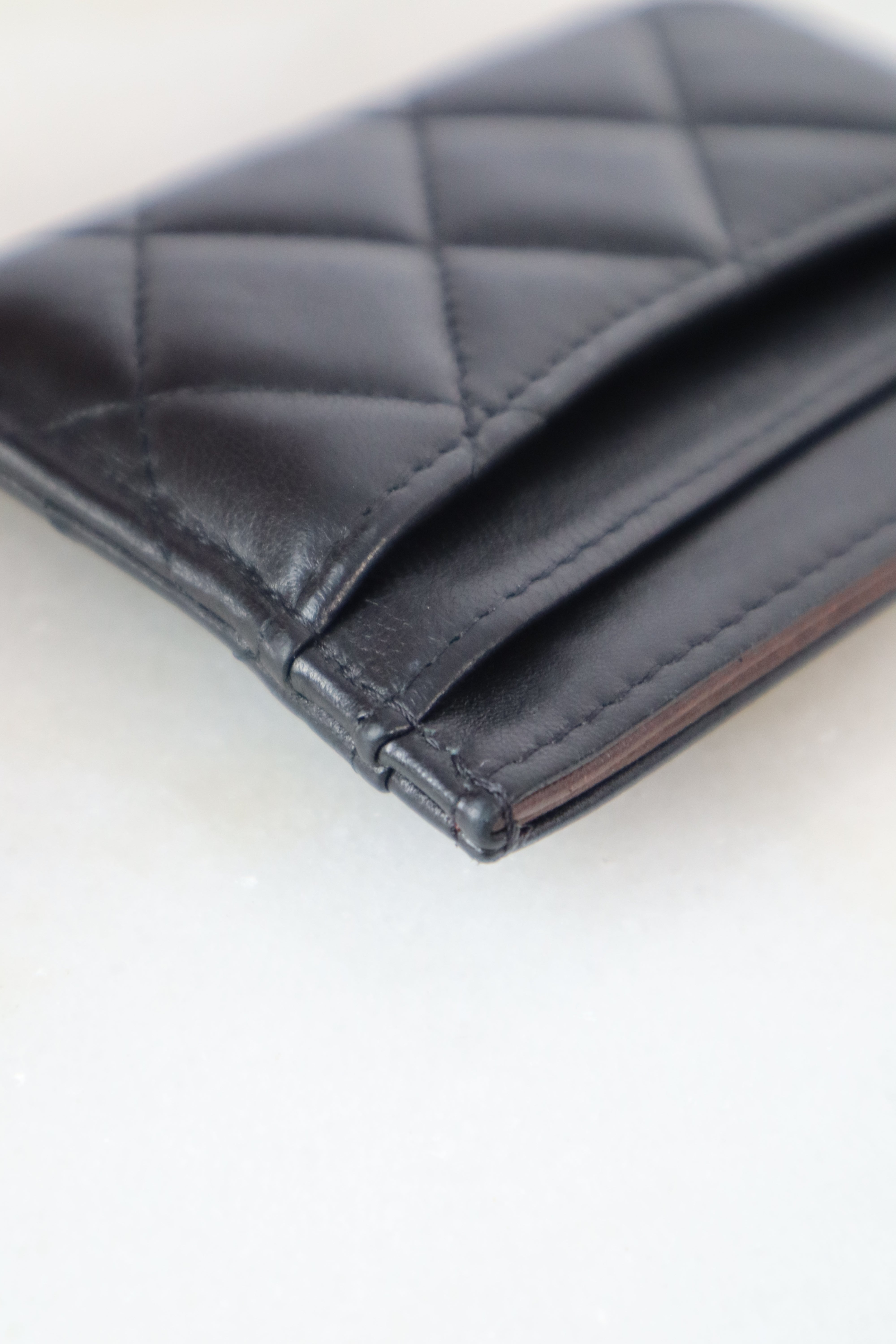 Chanel Black Card Holder