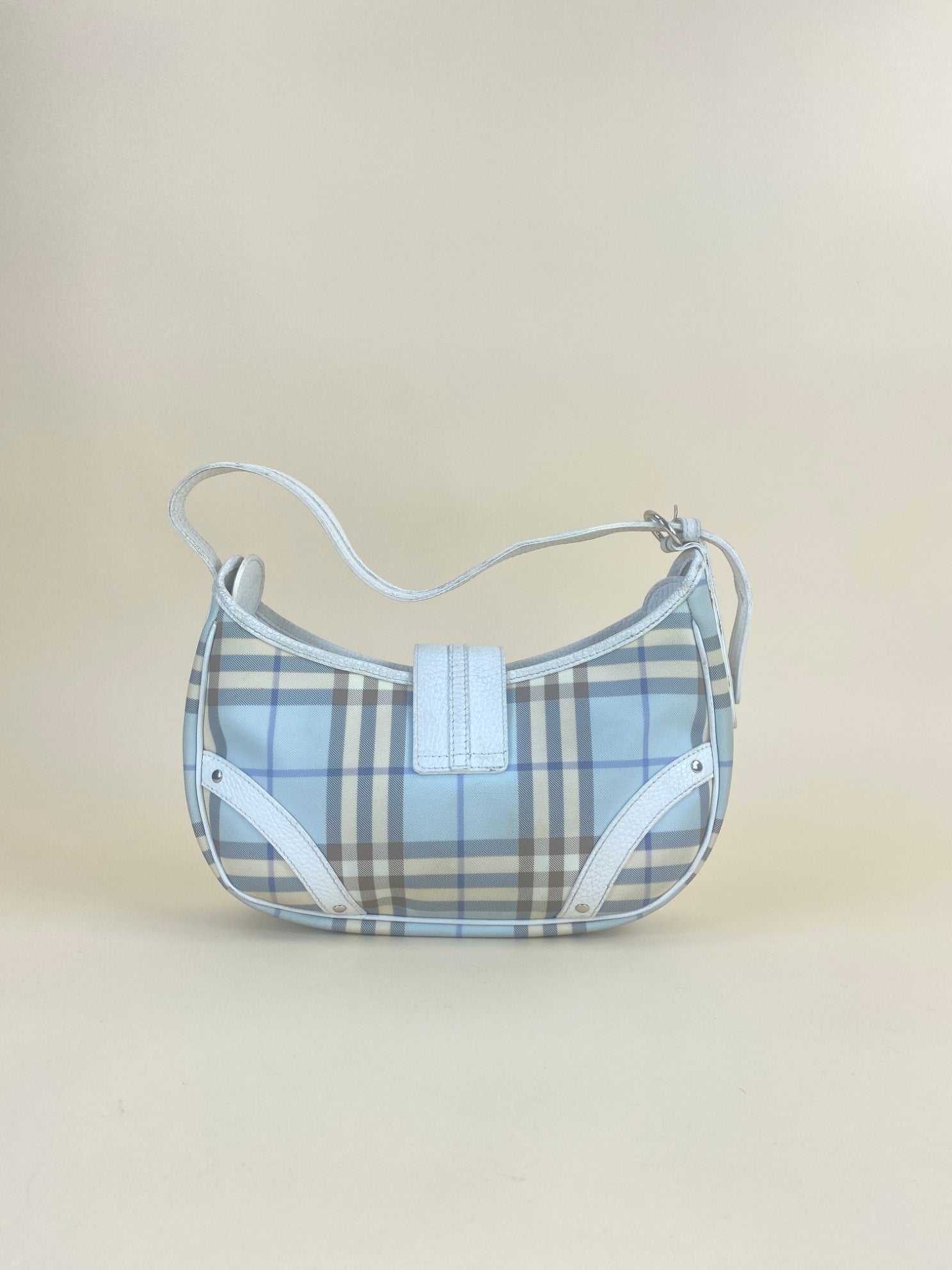 Burberry Bicolor Nova Check Tote Bag