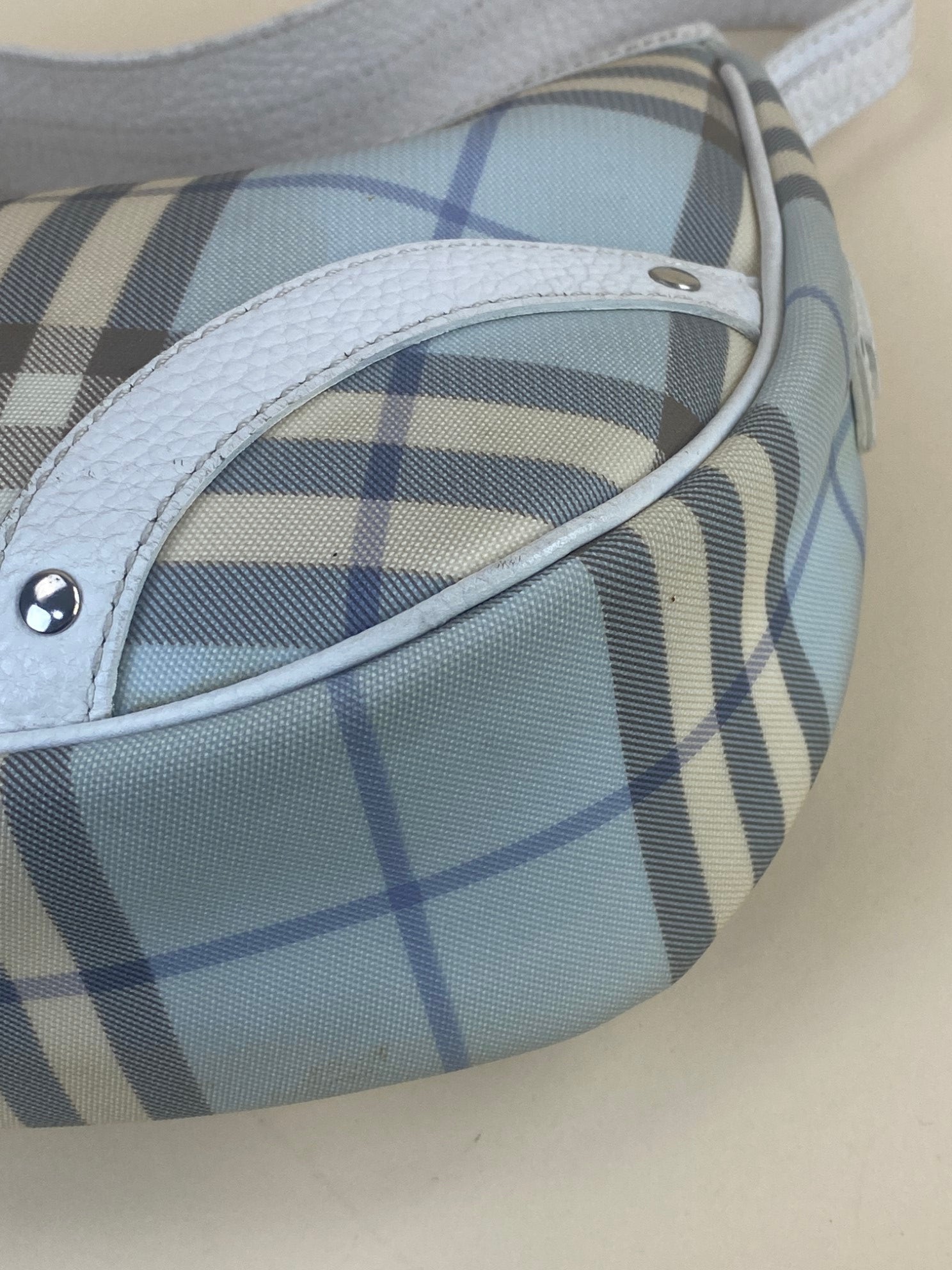 Burberry Bicolor Nova Check Tote Bag