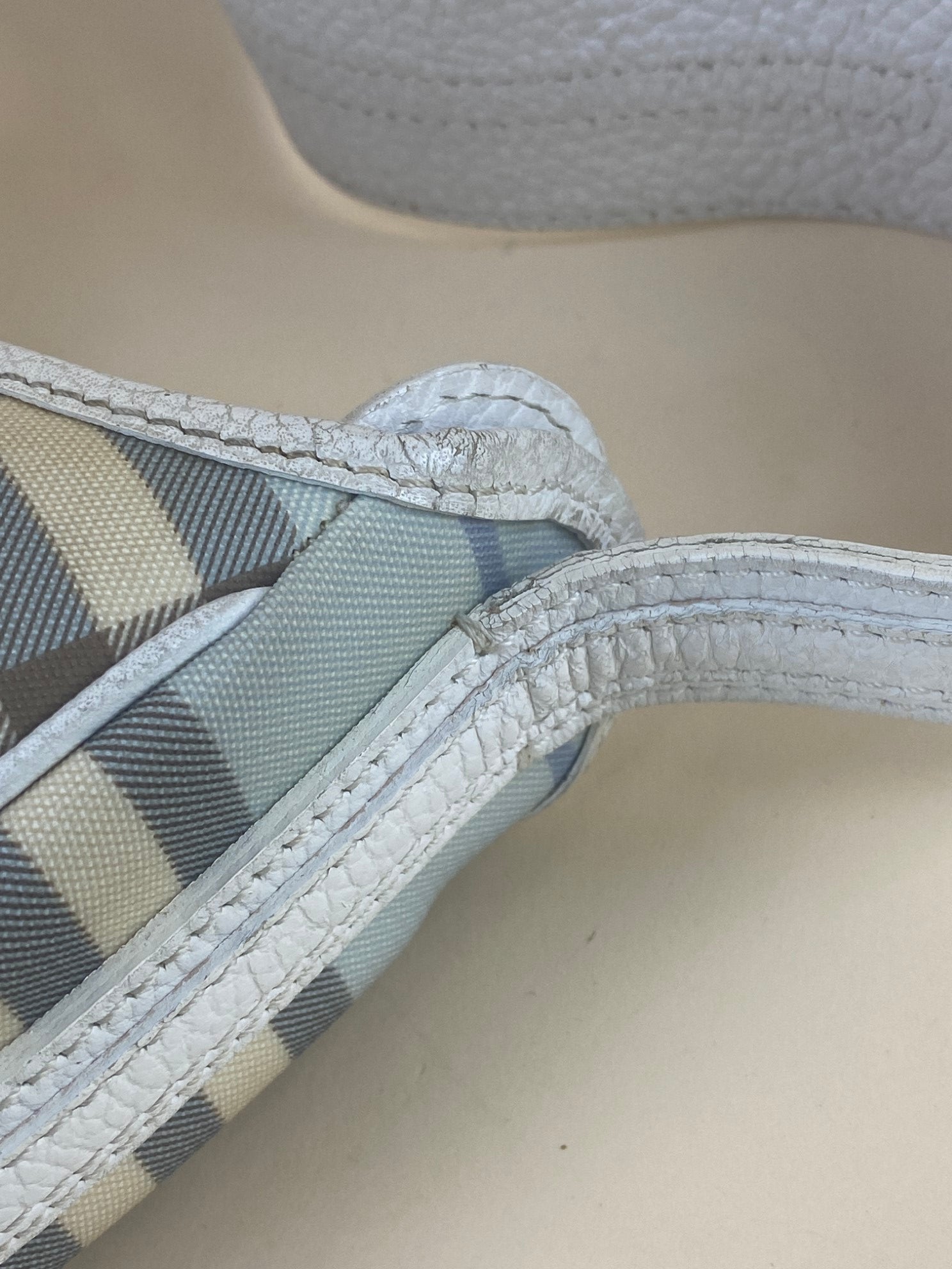 Burberry Bicolor Nova Check Tote Bag