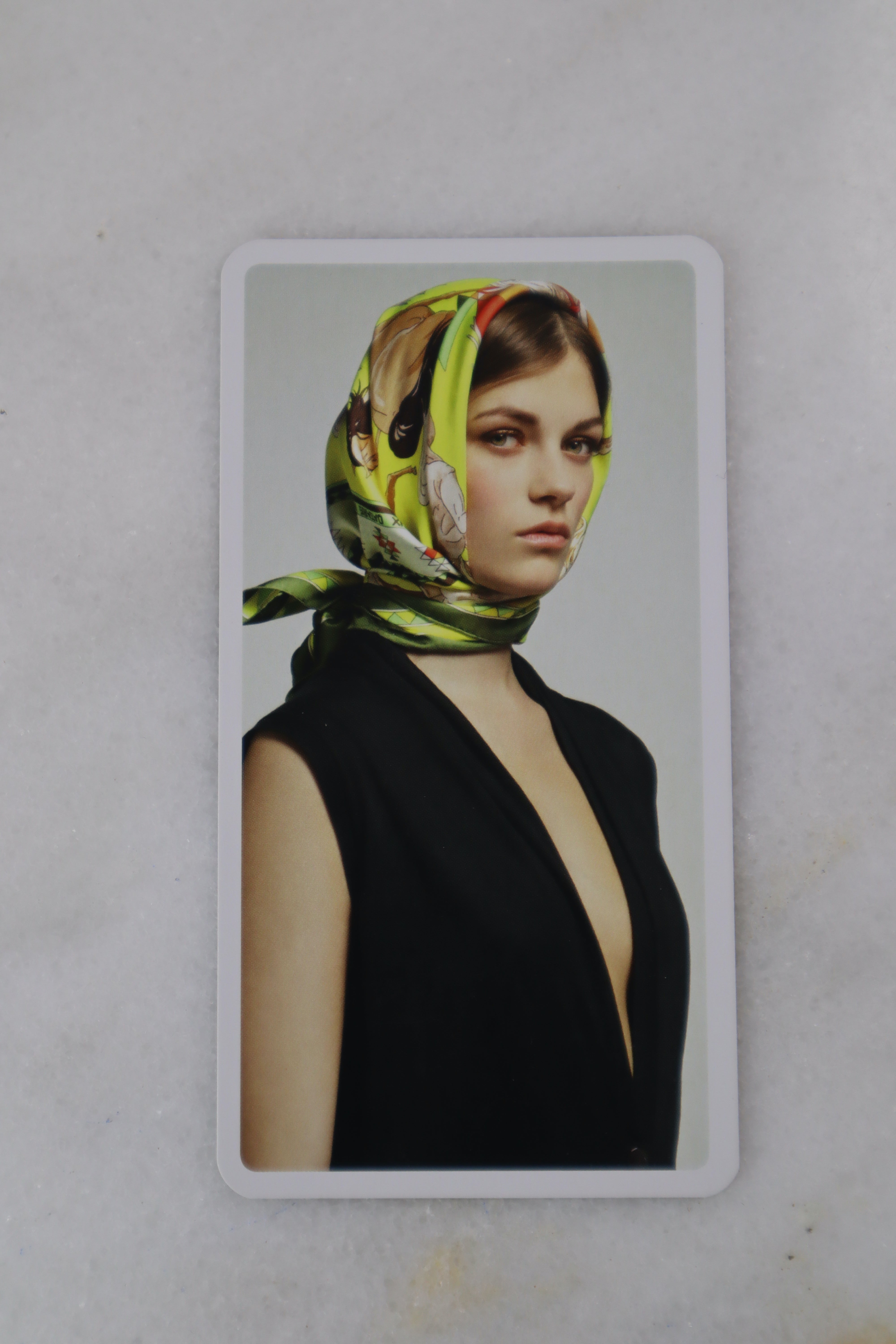 Hermes Multicolor Encadre Blason Scarf 90