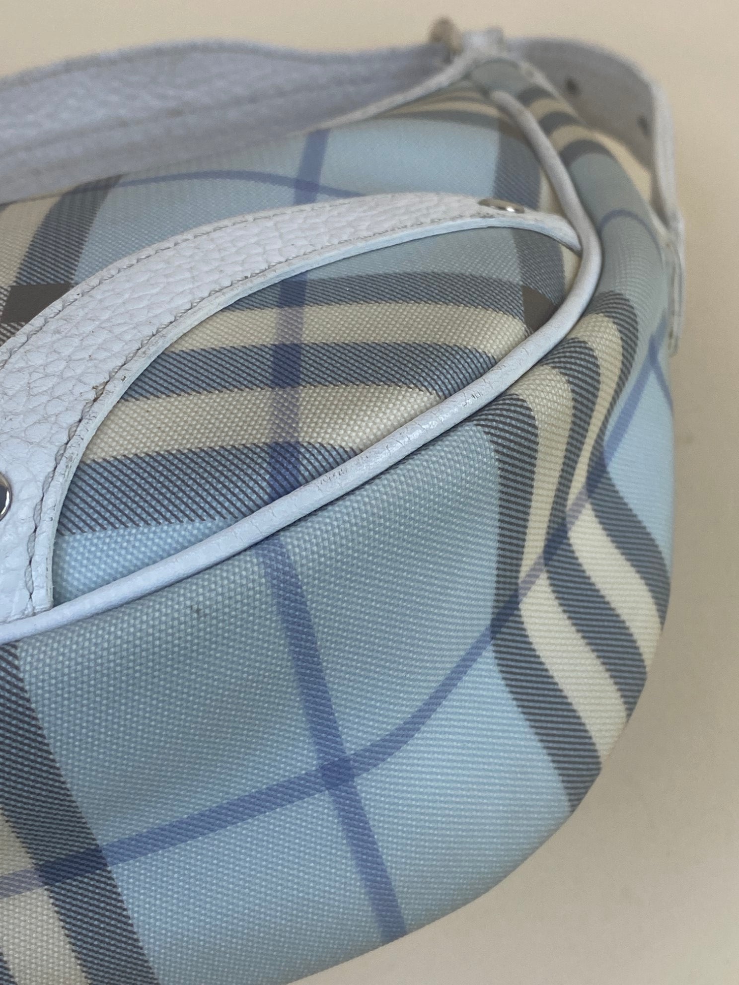 Burberry Bicolor Nova Check Tote Bag