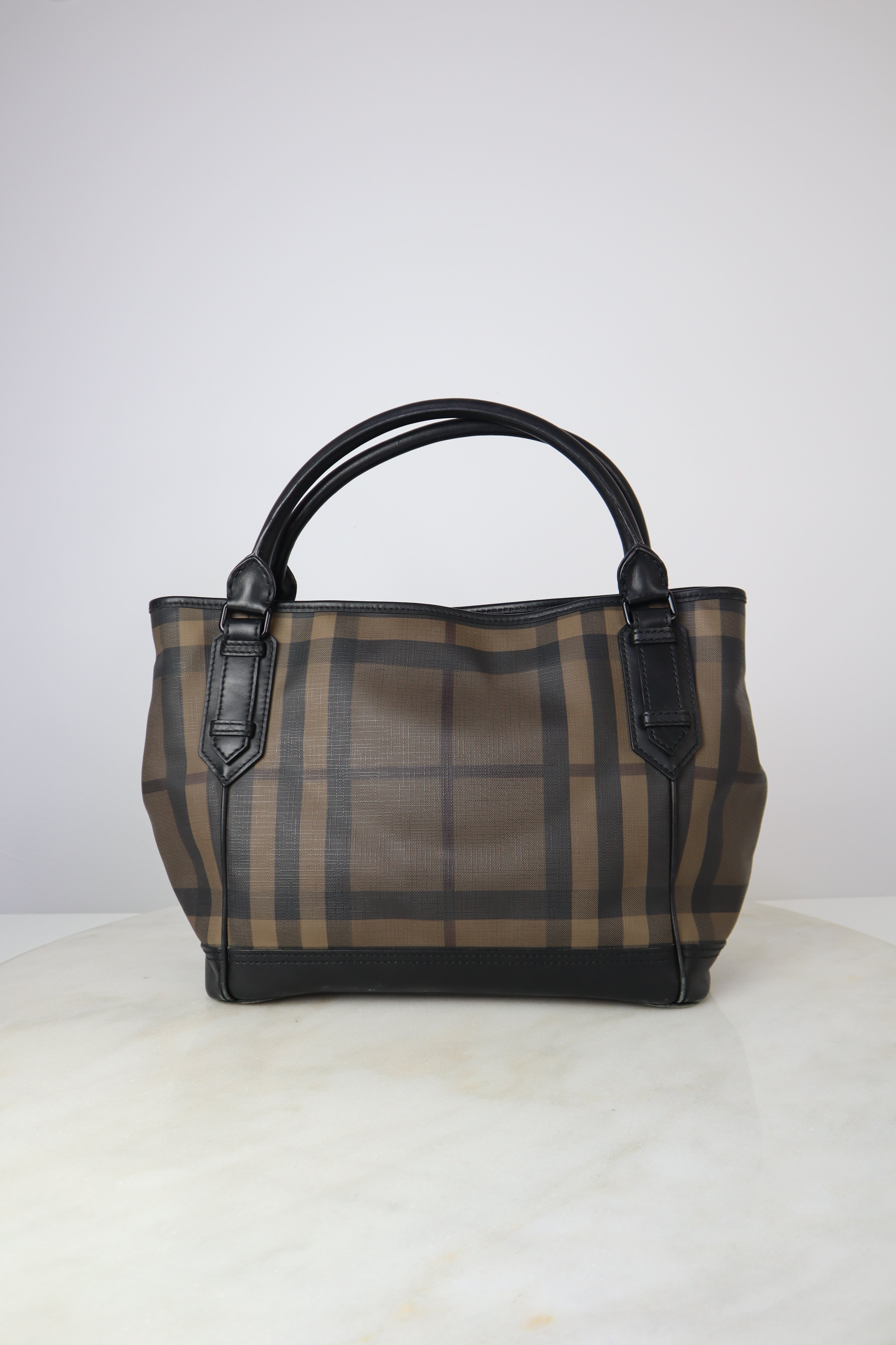Burberry Smoked Check Shoulder Bag