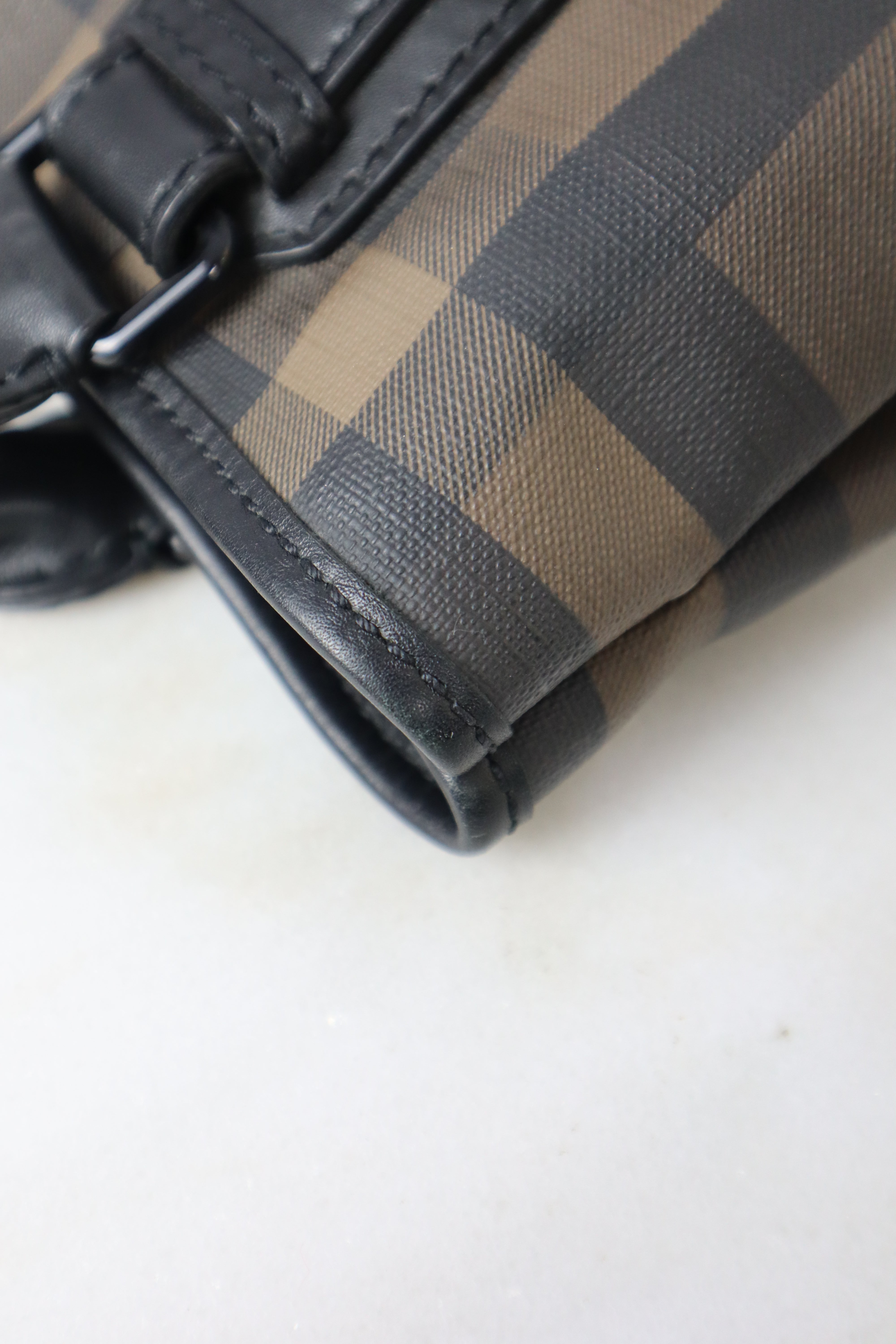Burberry Smoked Check Shoulder Bag