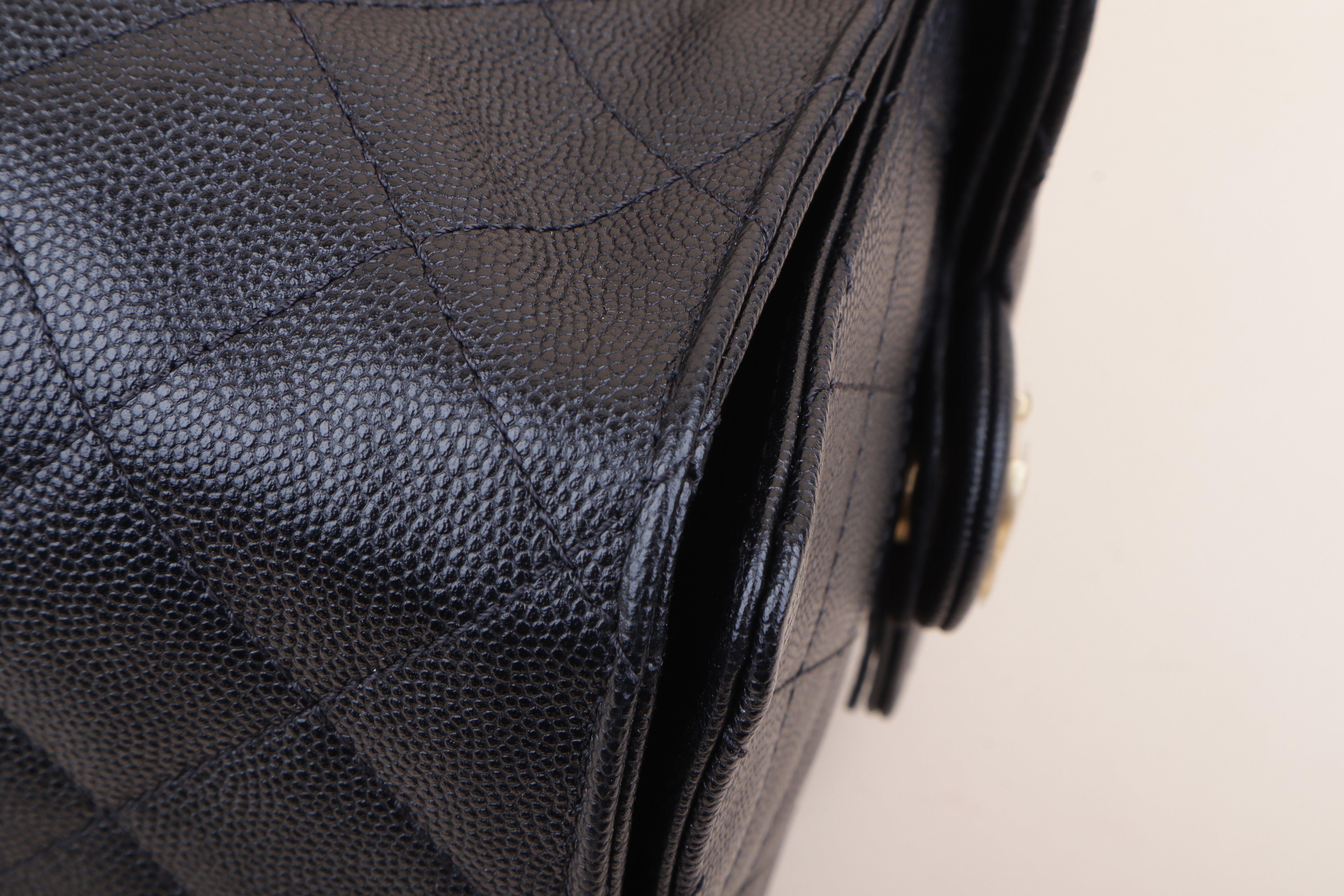 Chanel Black 25 Sac Medium Hobo Bag with Pouch