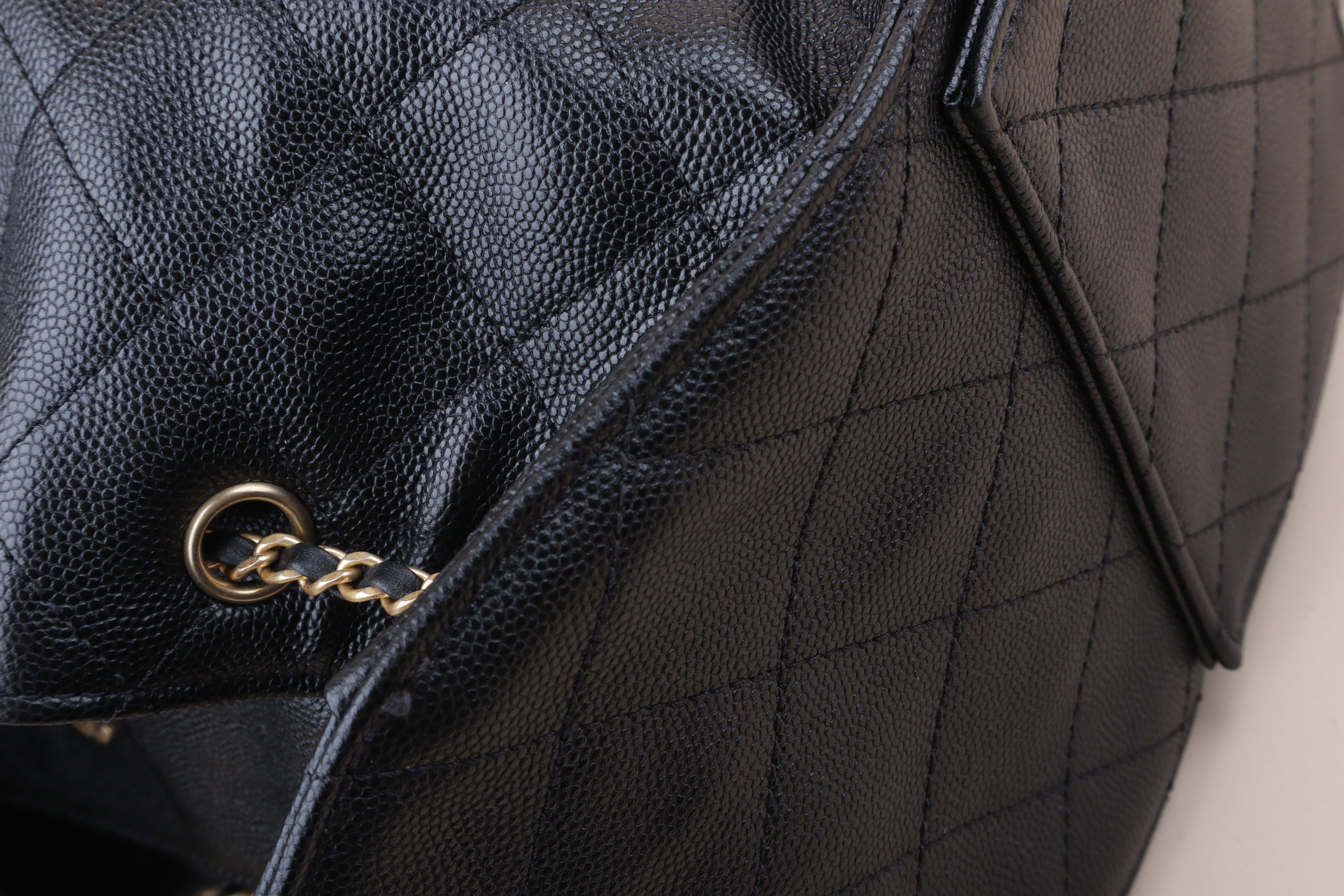 Chanel Black 25 Sac Medium Hobo Bag with Pouch