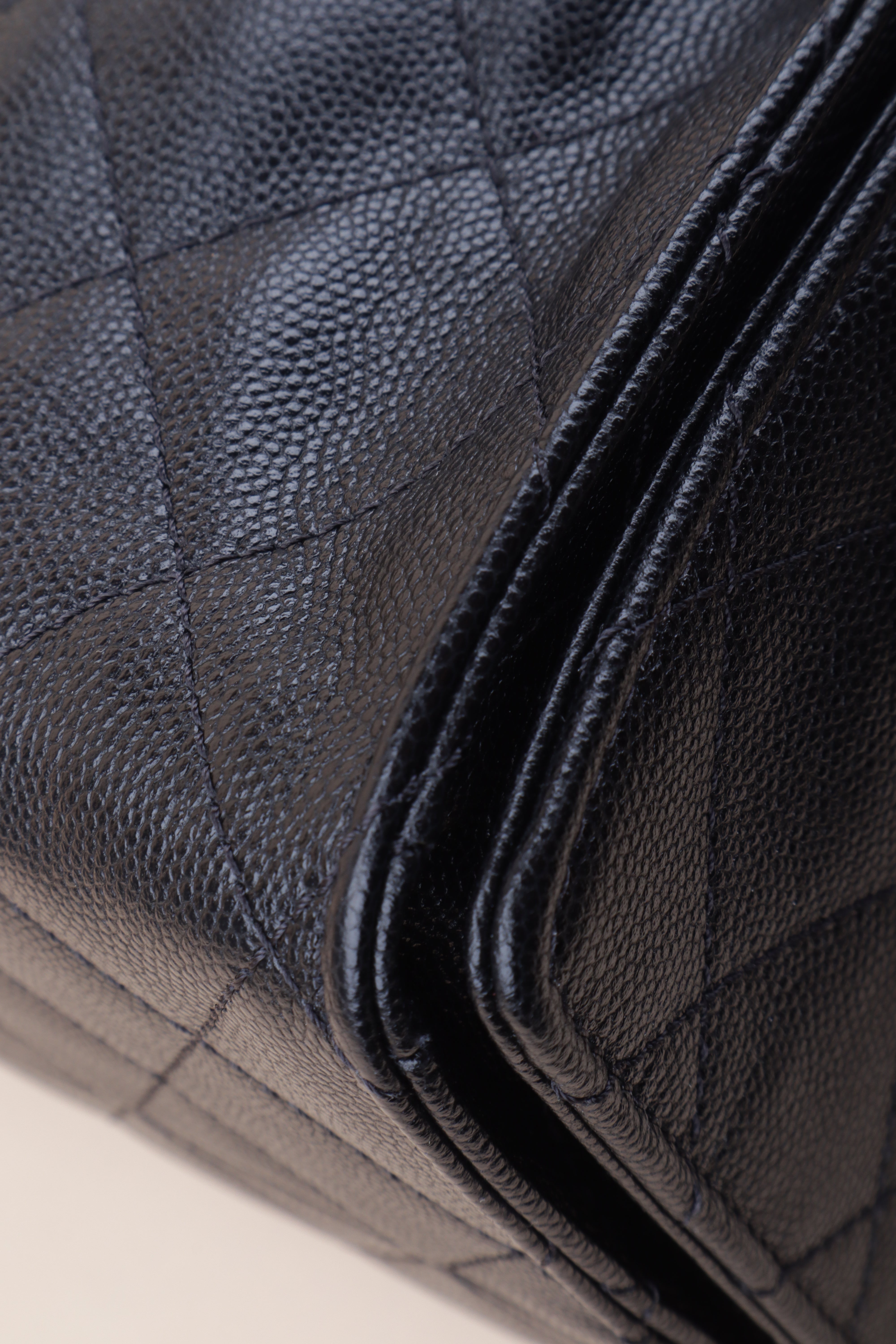 Chanel Black 25 Sac Medium Hobo Bag with Pouch