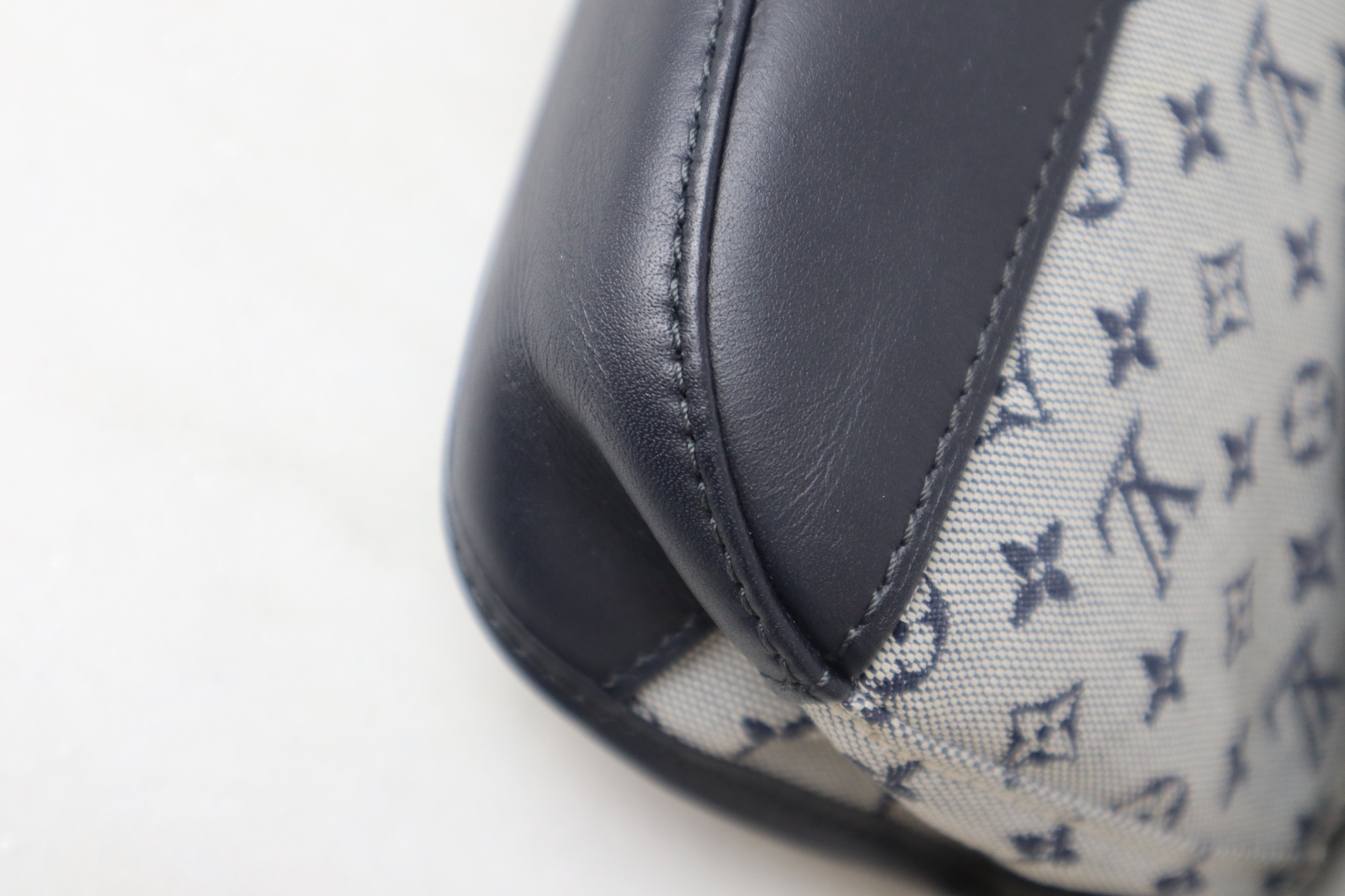Louis Vuitton Blue Monogram Mini Lin Marjorie Shoulder Bag