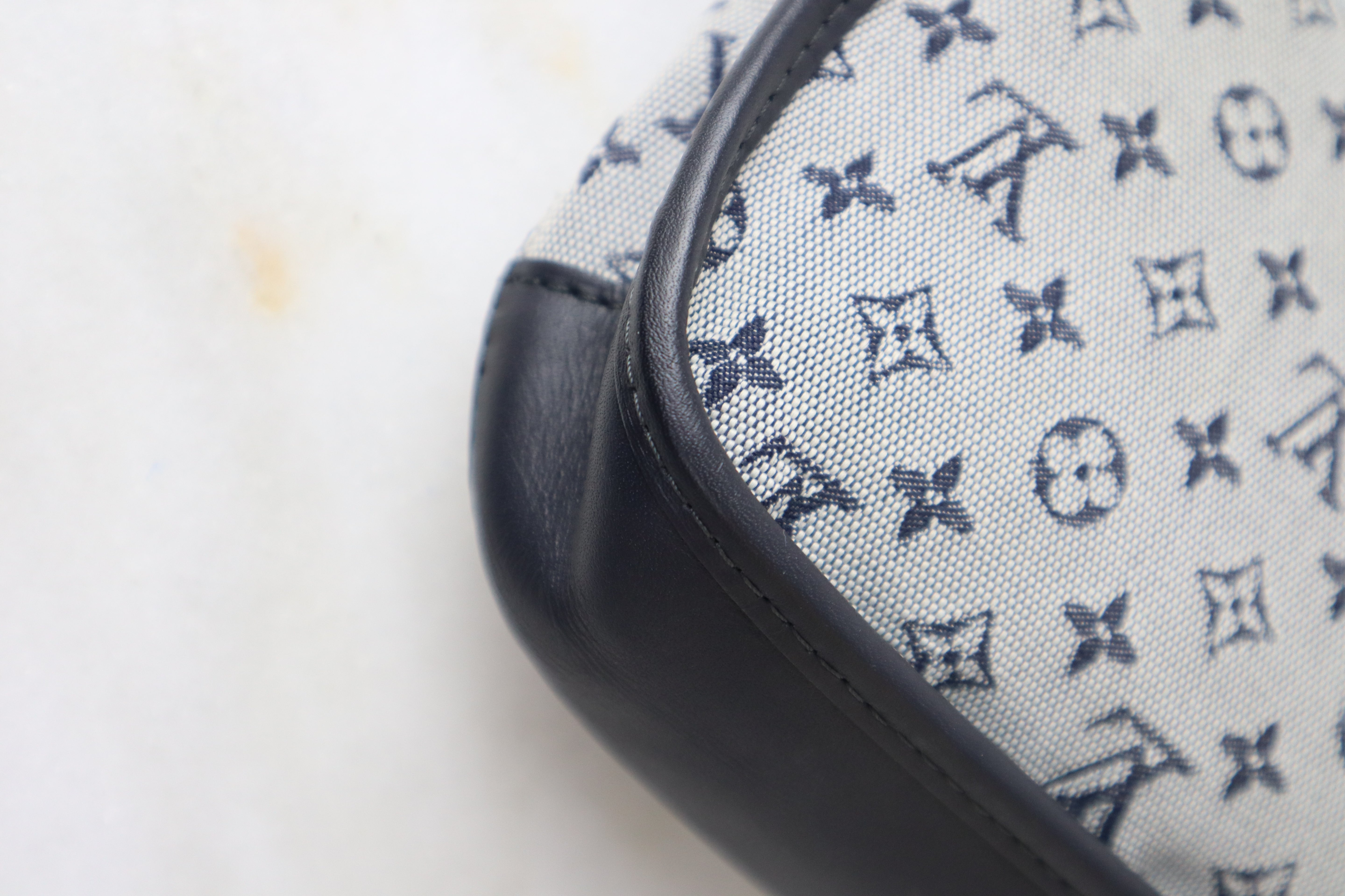 Louis Vuitton Blue Monogram Mini Lin Marjorie Shoulder Bag