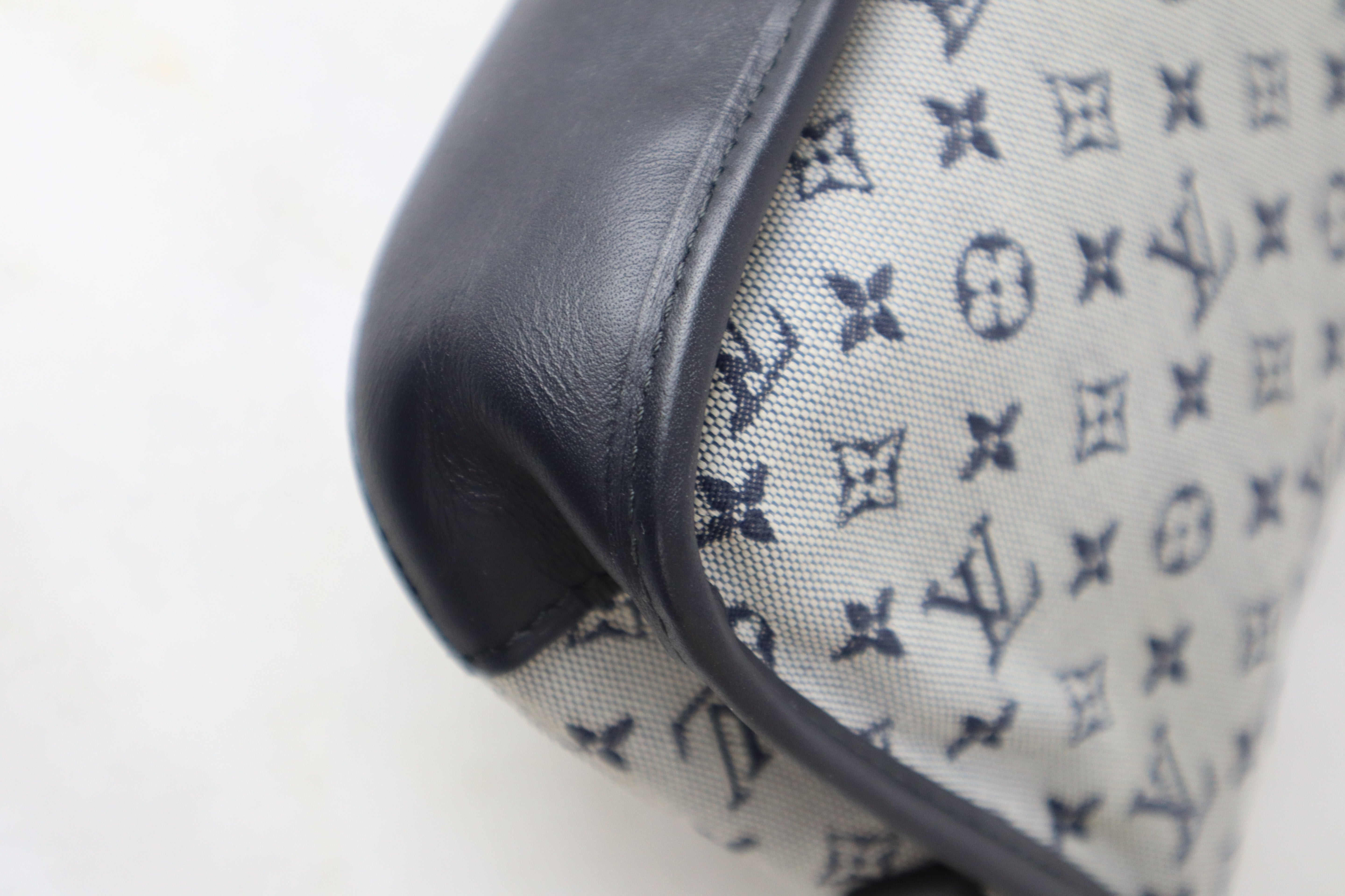 Louis Vuitton Blue Monogram Mini Lin Marjorie Shoulder Bag