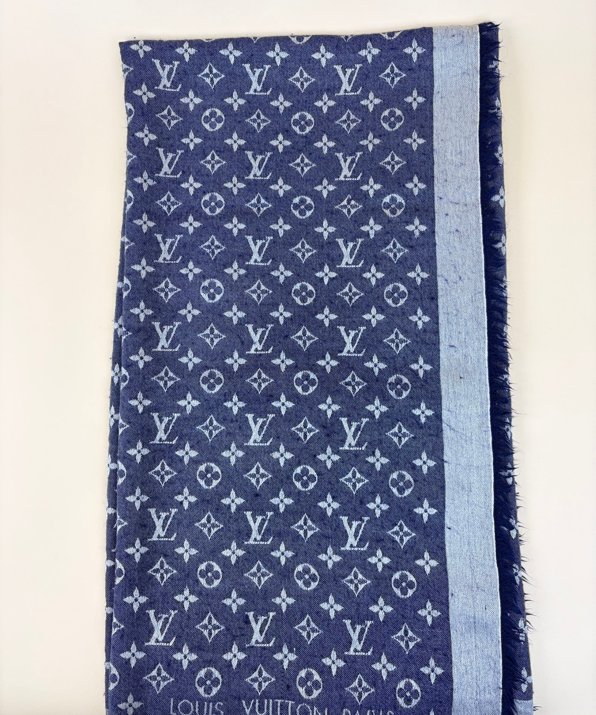 louis Vuitton blue denim monogram