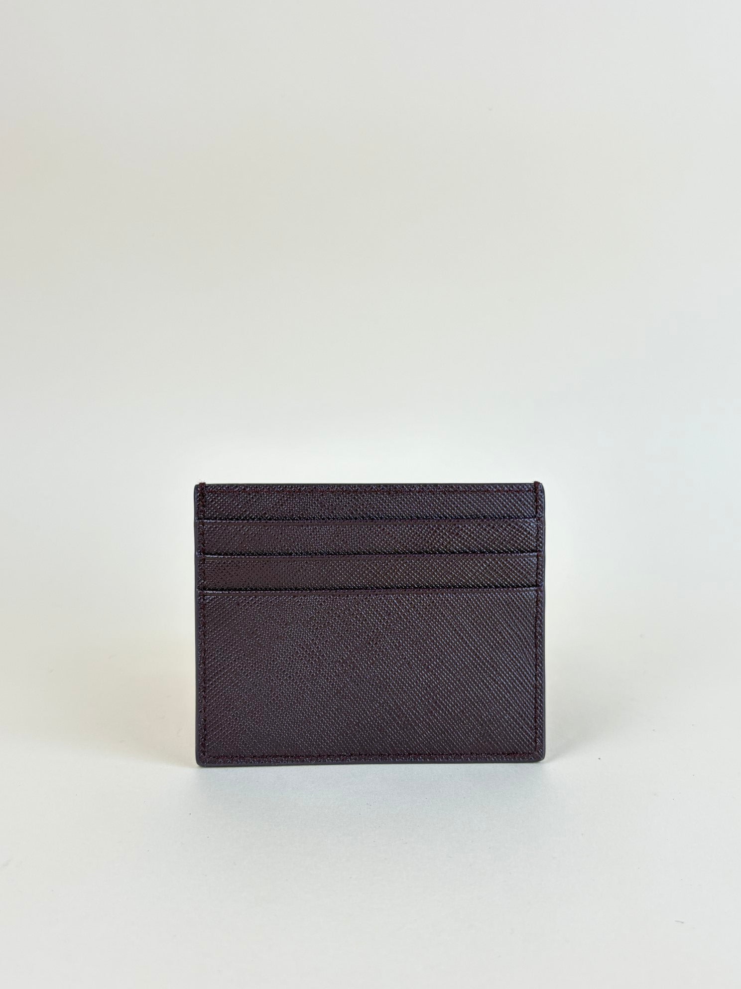 Prada Burgundy Card Holder