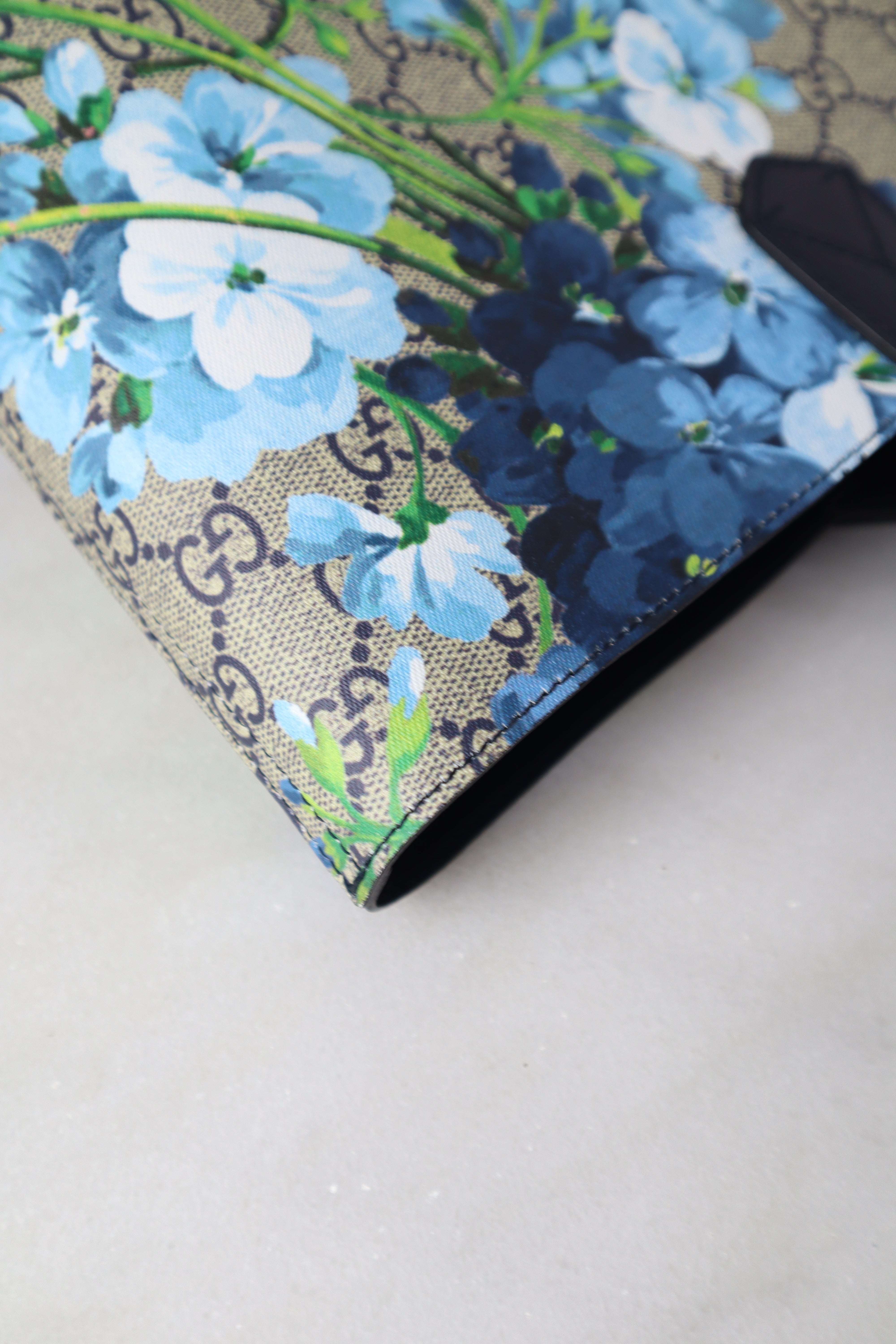 Gucci Multicolor Blooms Medium Reversible Floral Tote Bag