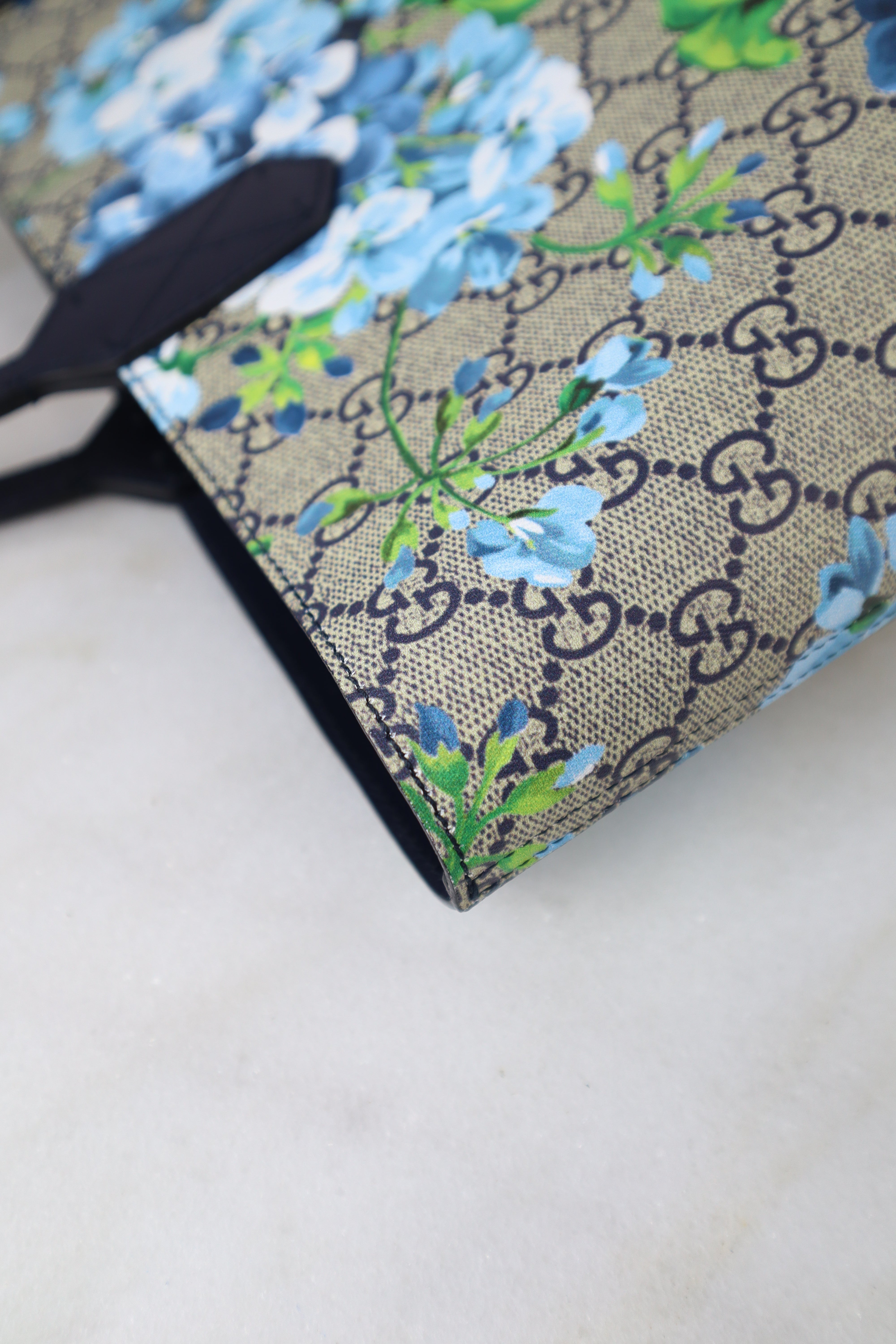 Gucci Multicolor Blooms Medium Reversible Floral Tote Bag
