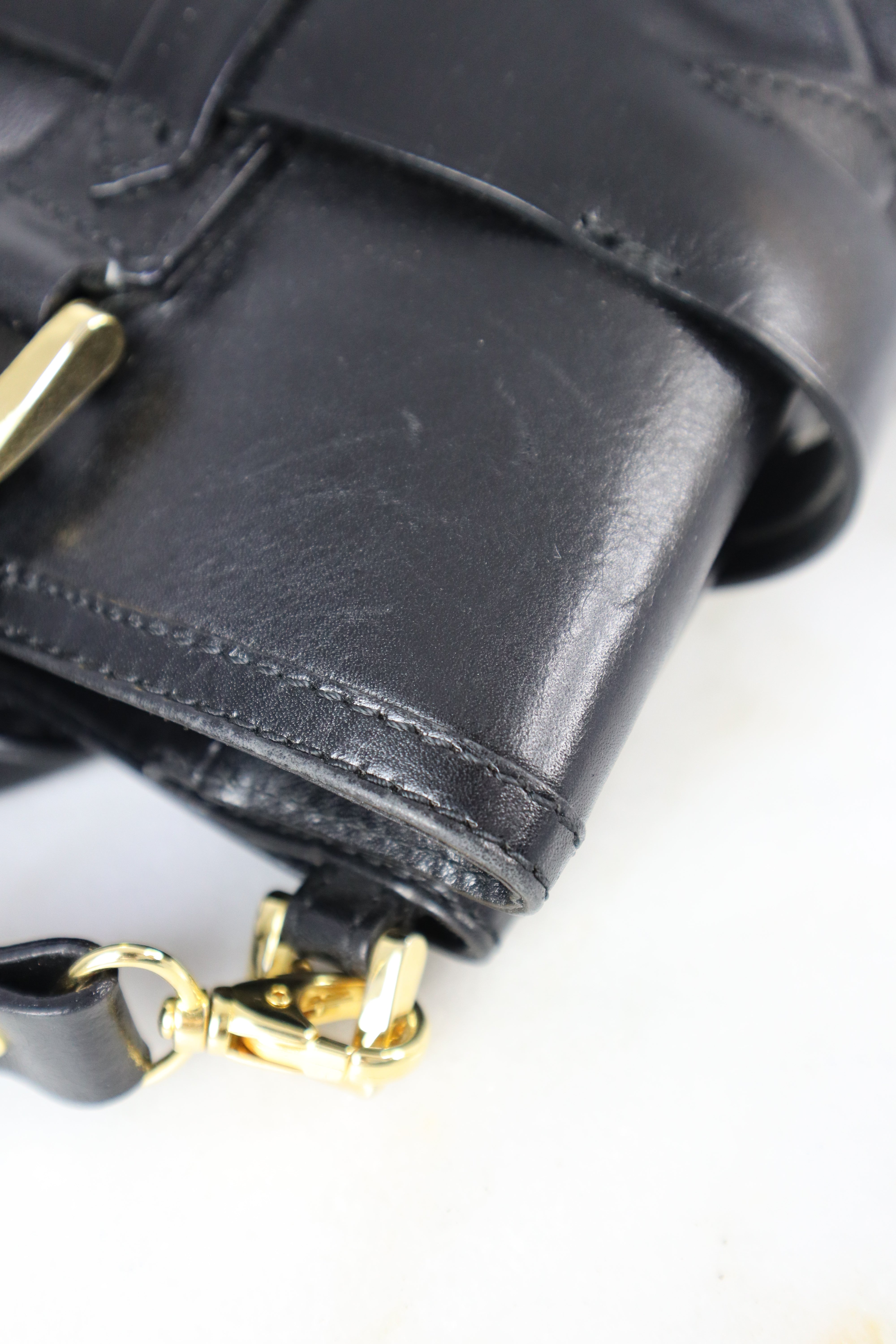 Burberry Black Bridle Lynn Large Top Handle Bag