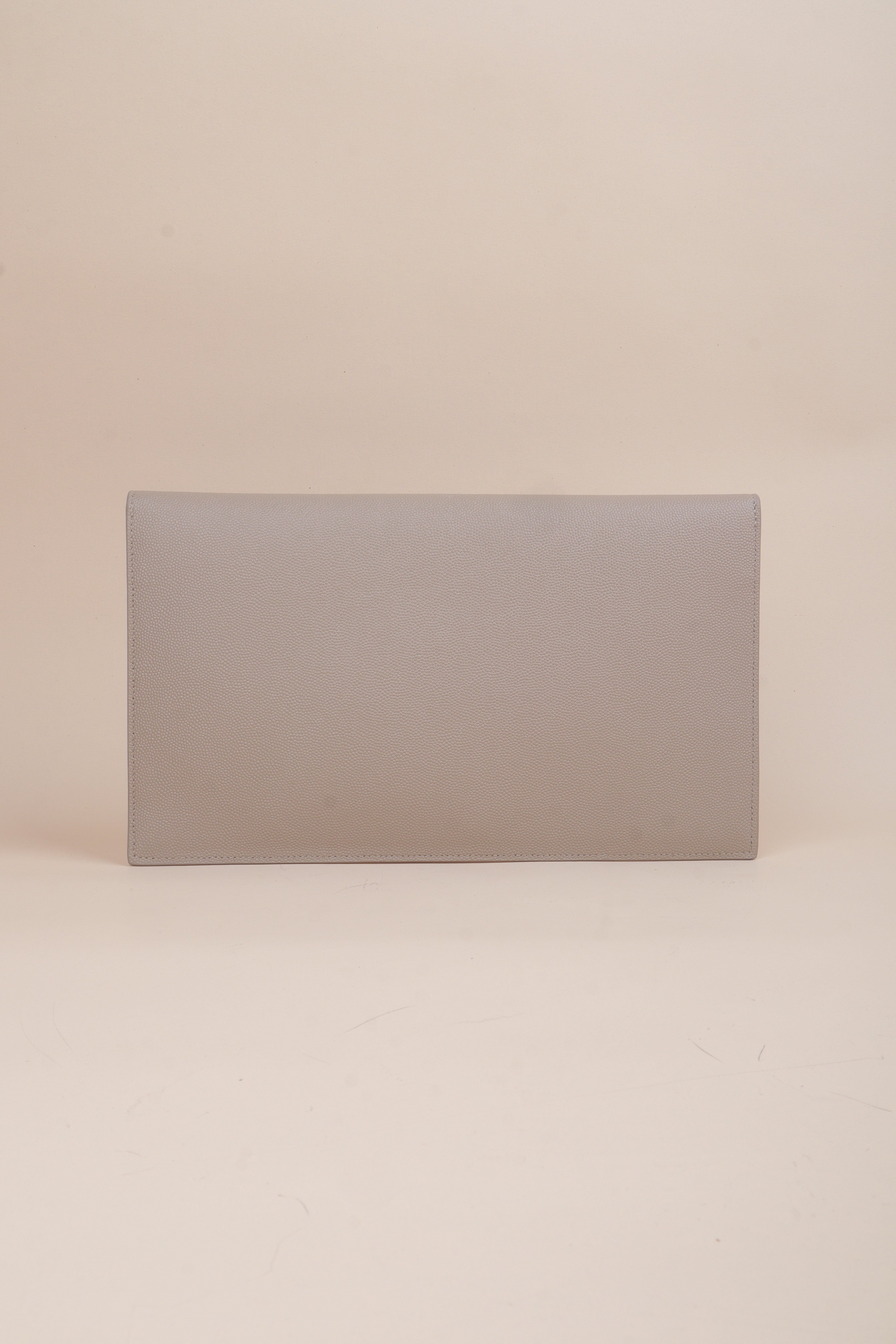 YSL Beige Uptown Pouch