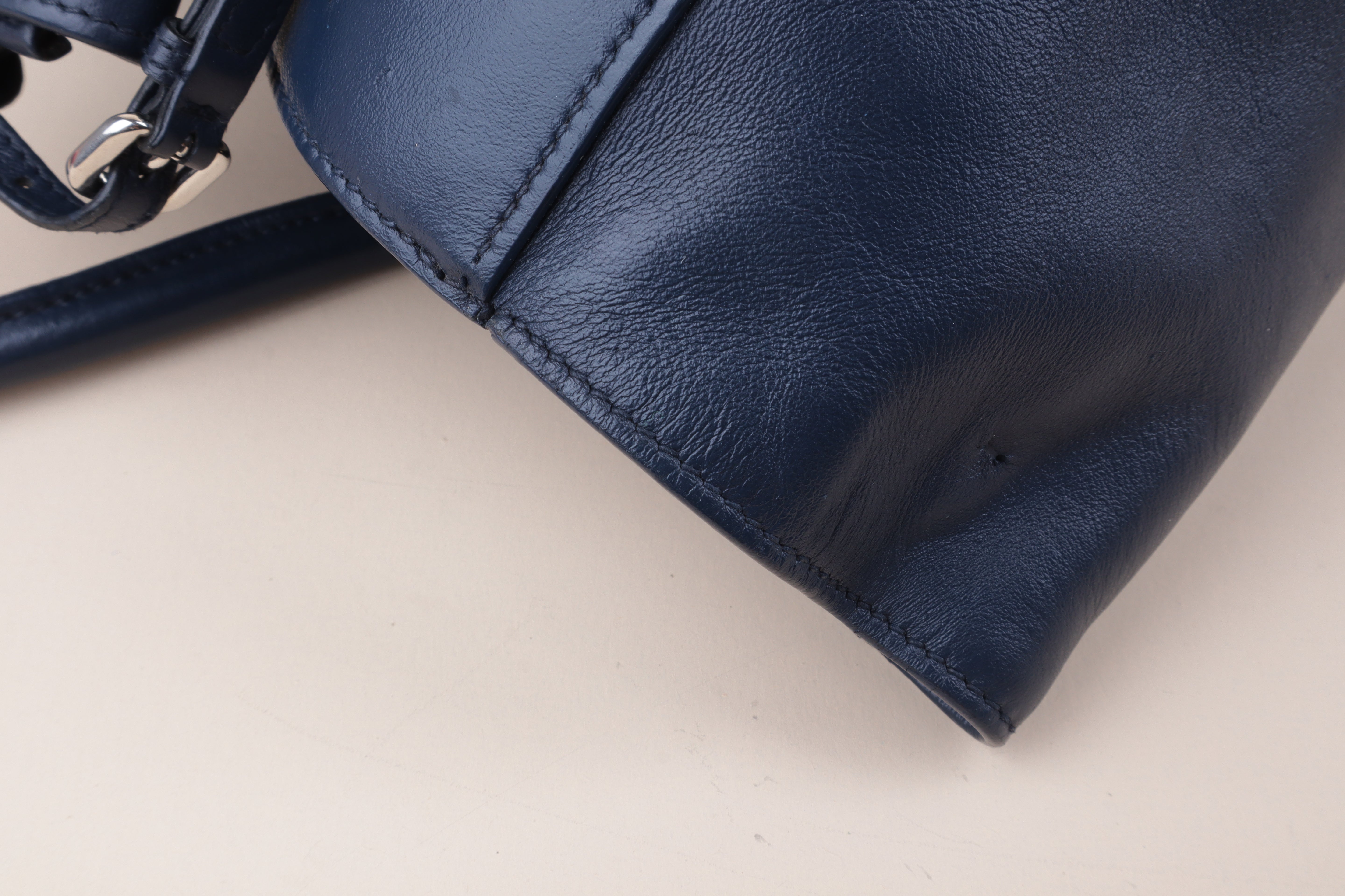 Prada Dark Blue Tote Bag
