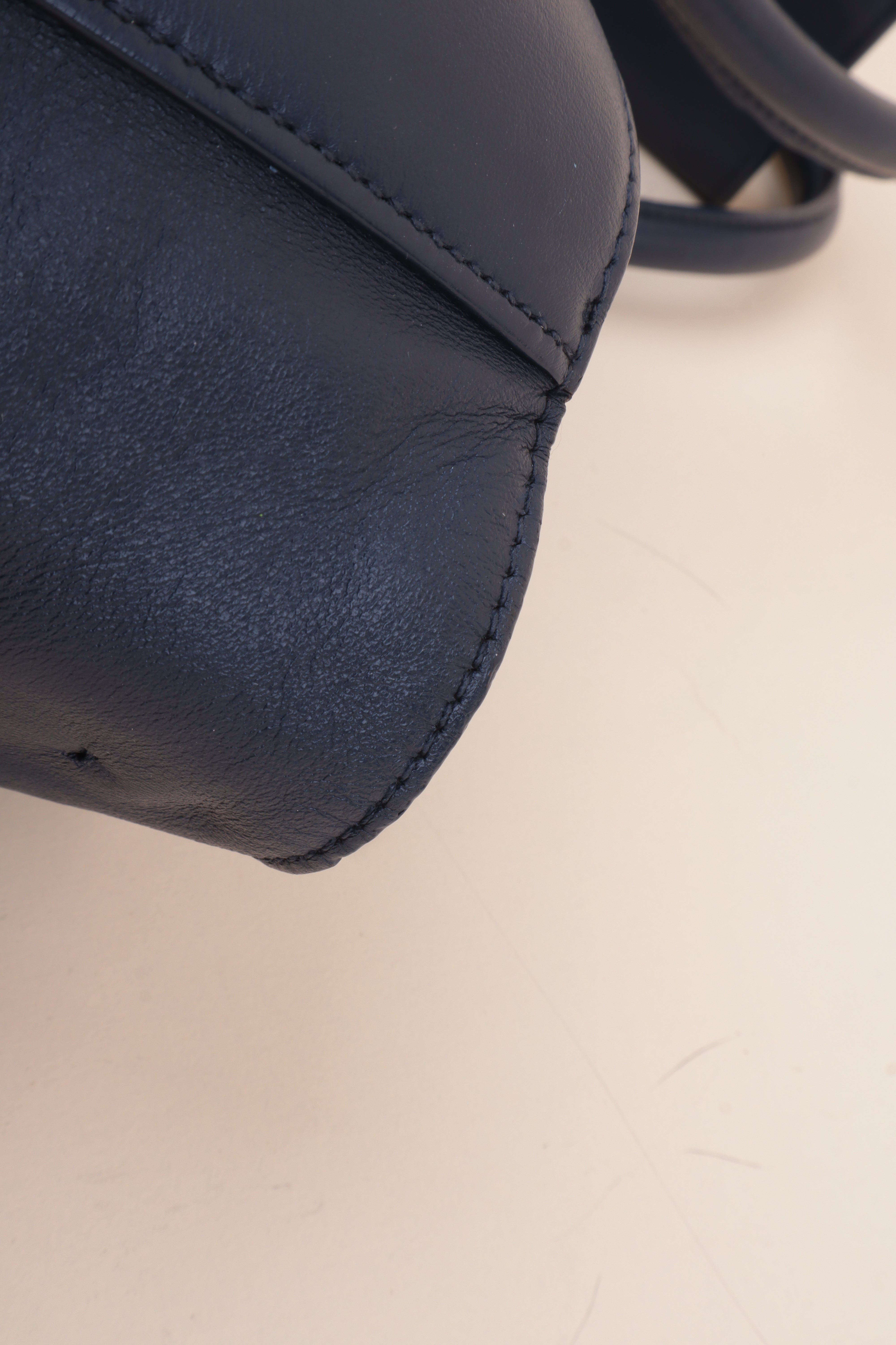 Prada Dark Blue Tote Bag