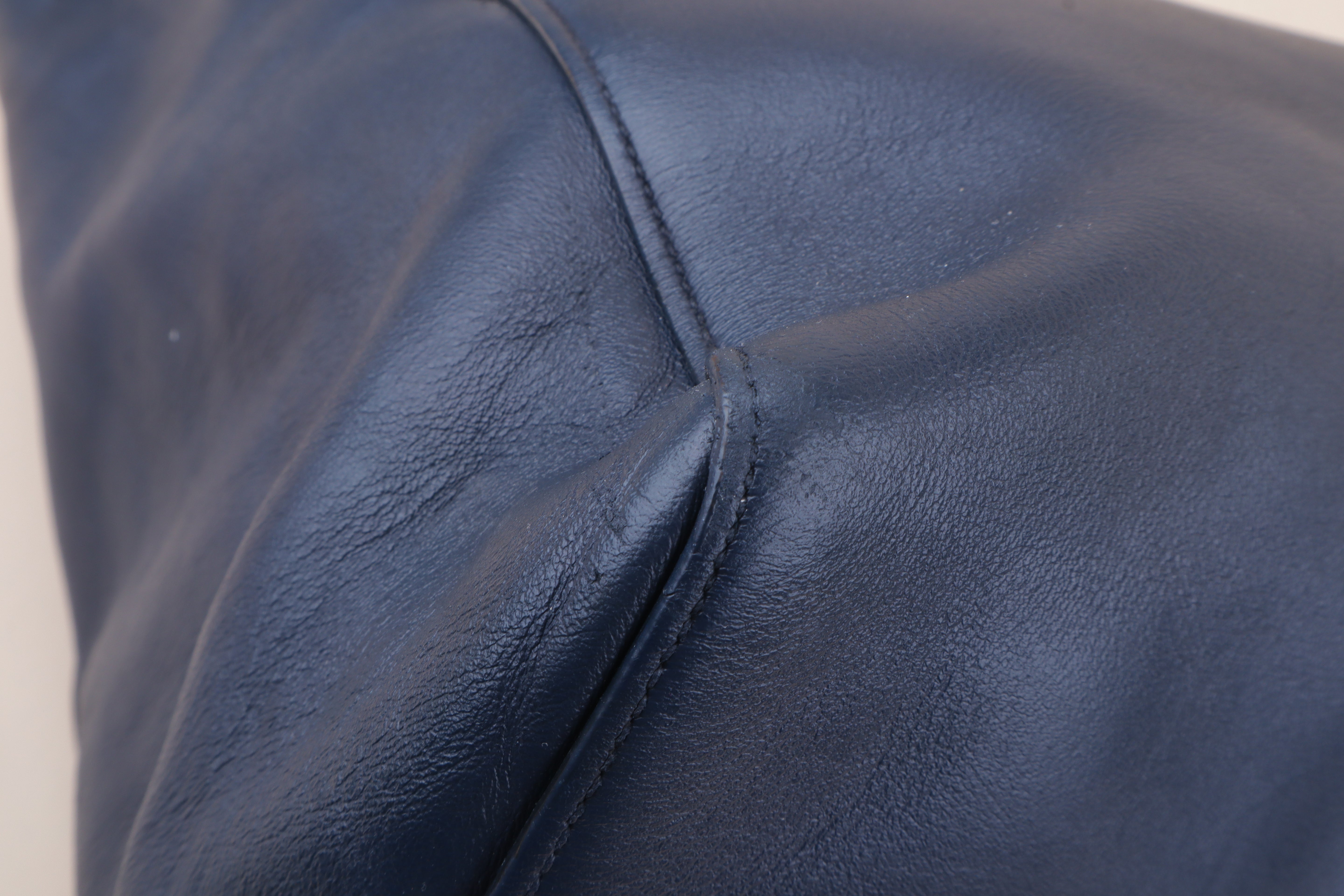 Prada Dark Blue Tote Bag